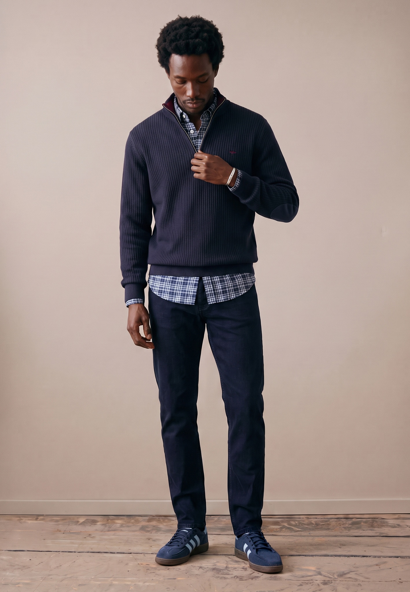 FYNCH-HATTON Troyer tricot avec broderie logo