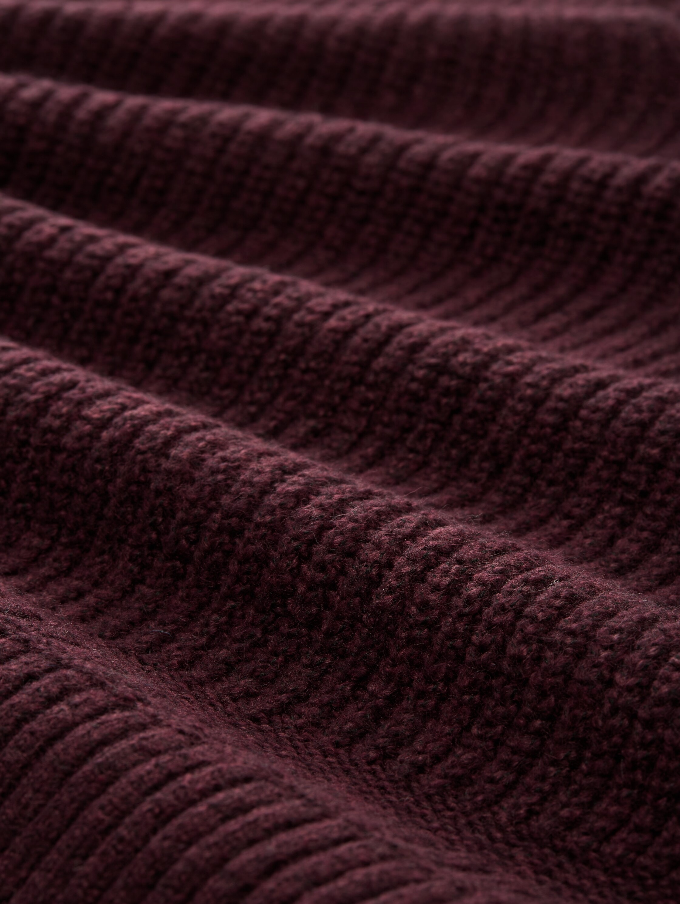 TOM TAILOR Strickpullover mit Rippstruktur