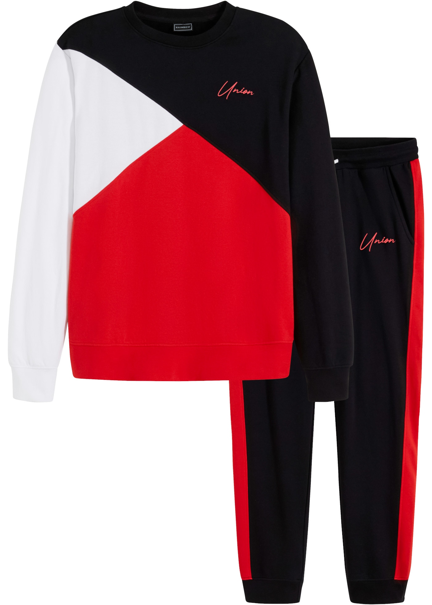bonprix Jogging de bonprix, composé d'un sweat-shirt col rond et d'un jogging