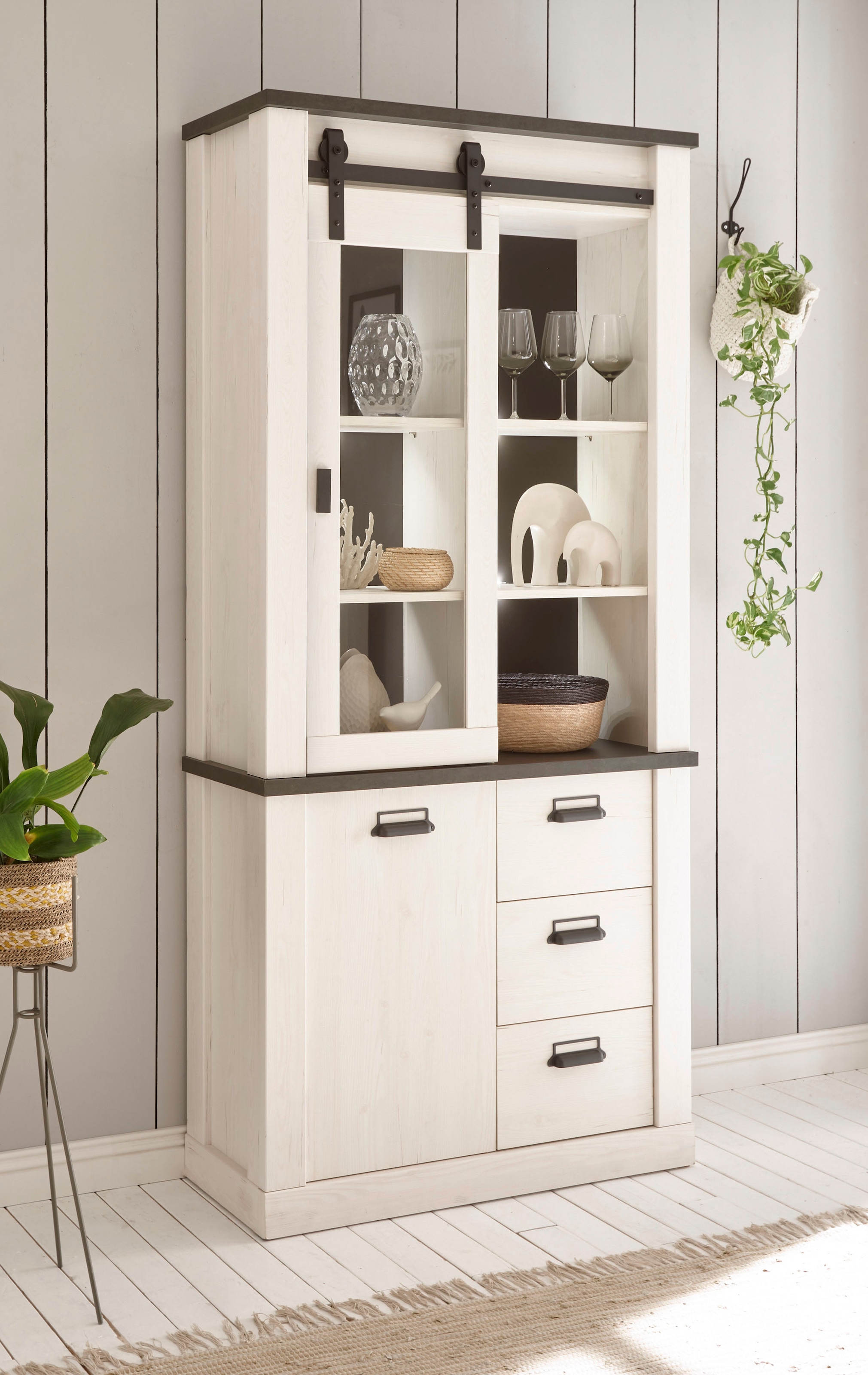 Home affaire Vitrine »SHERWOOD« Breite ca. 93 cm