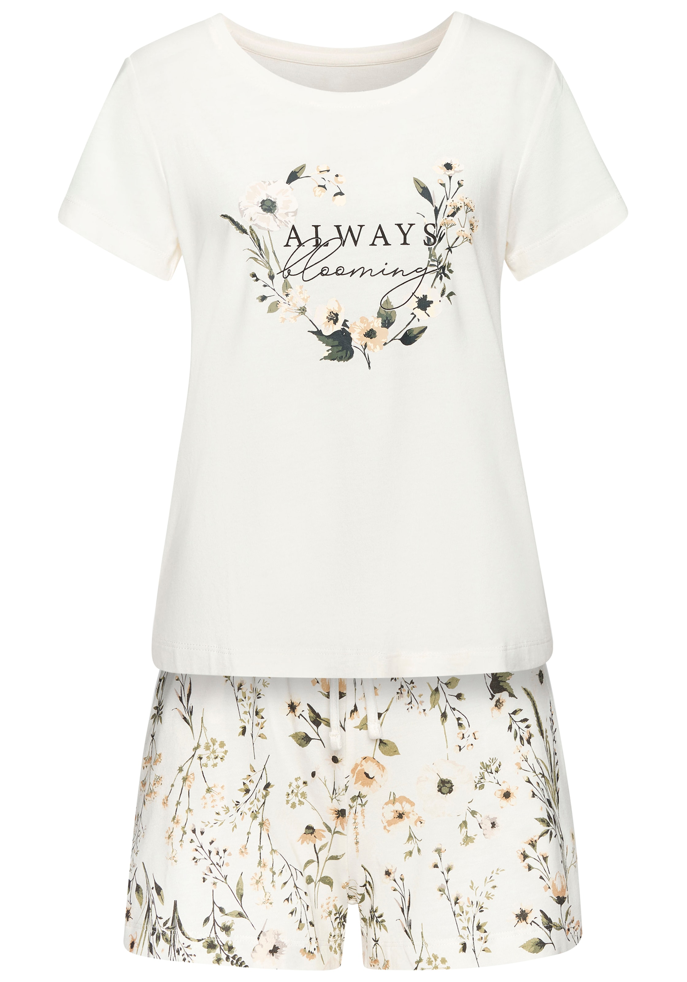 LASCANA Shorty 2-teilig, 2 pièces mit schönem Blumenmuster