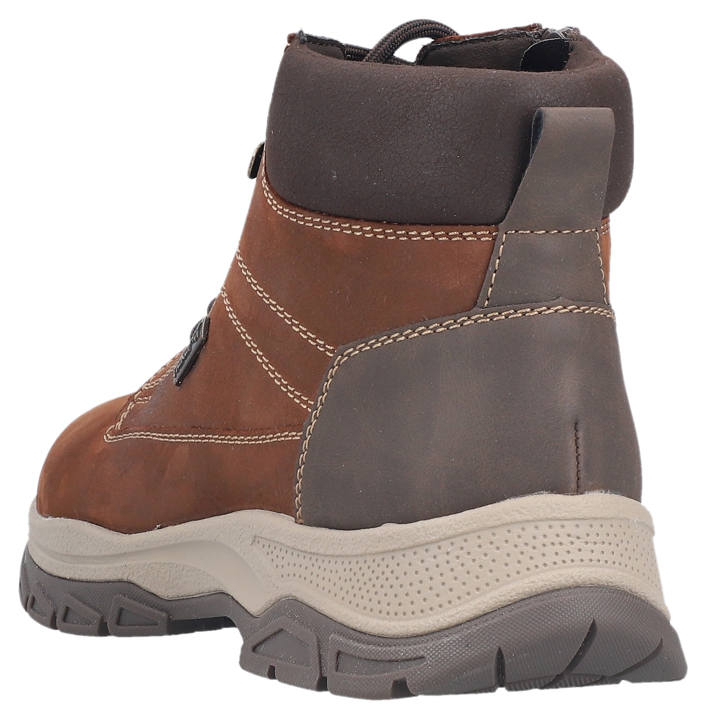 Rieker  Schnürboots, Stiefelette, Outdoorboots mit Innenreissverschluss