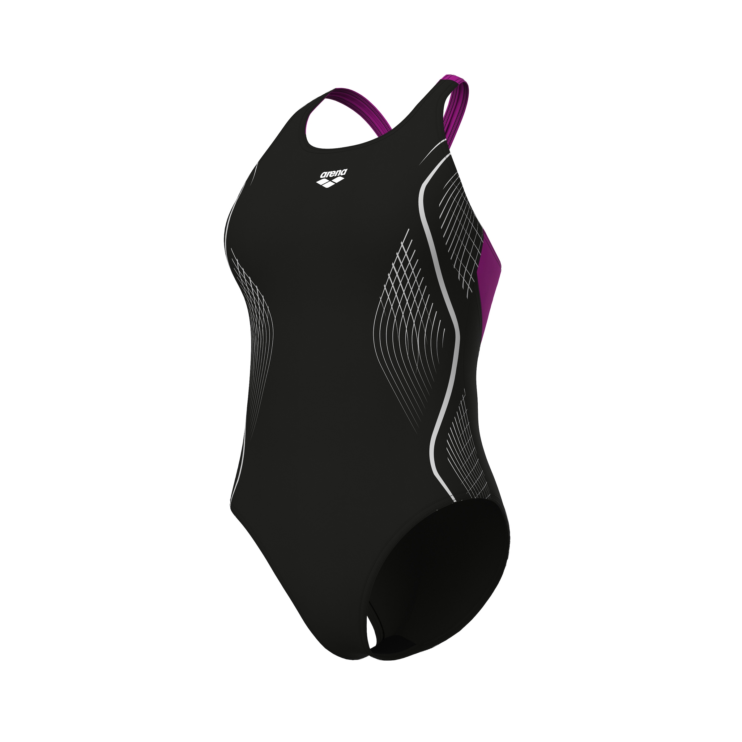 Arena Maillot de bain »WOMEN'S ARENA GRID SWIMSUIT V BACK GRAPHIC« 1 cuis