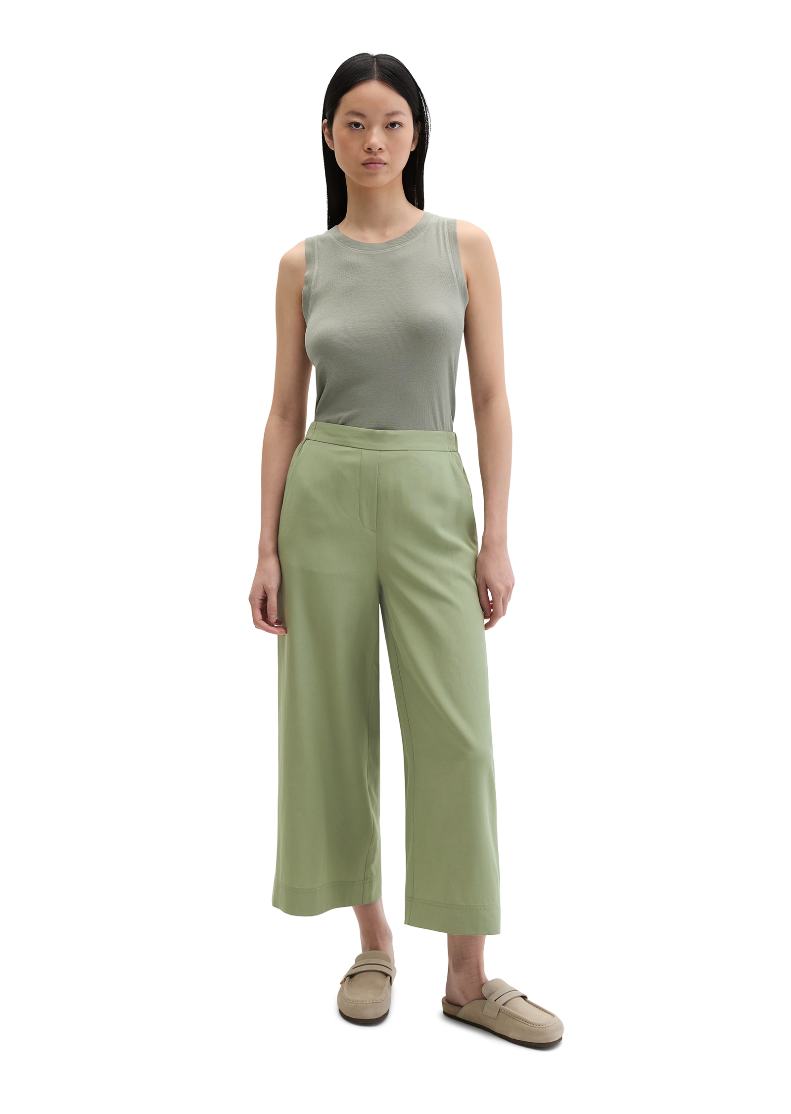 Marc O'Polo Dehnbund-Hose »MARGO Wide«  Model Margo wide aus Lyocell-Leinen-Mix, elastischer Bund