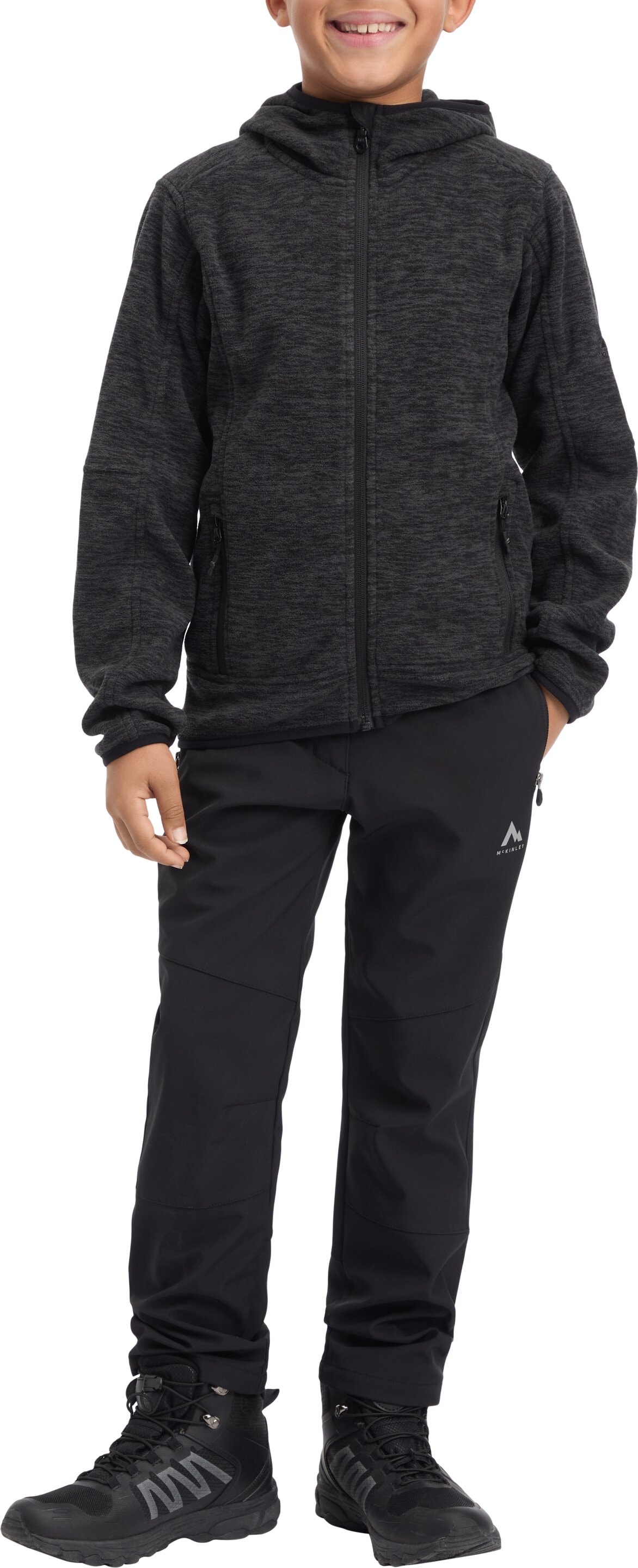 McKINLEY Veste polaire »Fleece-Jacke Choco FZ HD FL B« 1 cuis tlg. mit Kapuze