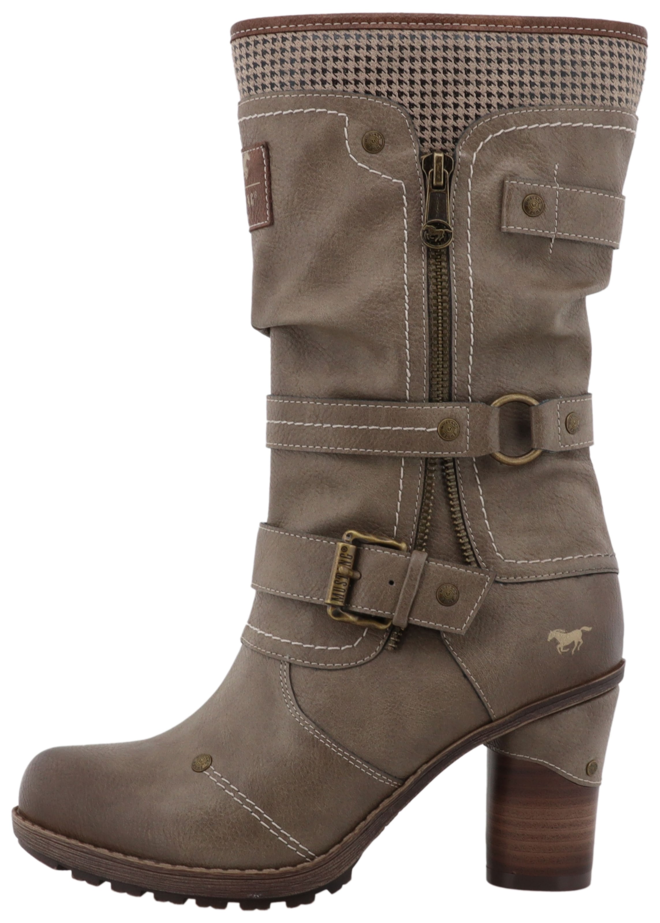 Mustang Shoes Bottes d'hiver »Palma«  bottes courtes, bottes d'hiver avec doublure textile chaude