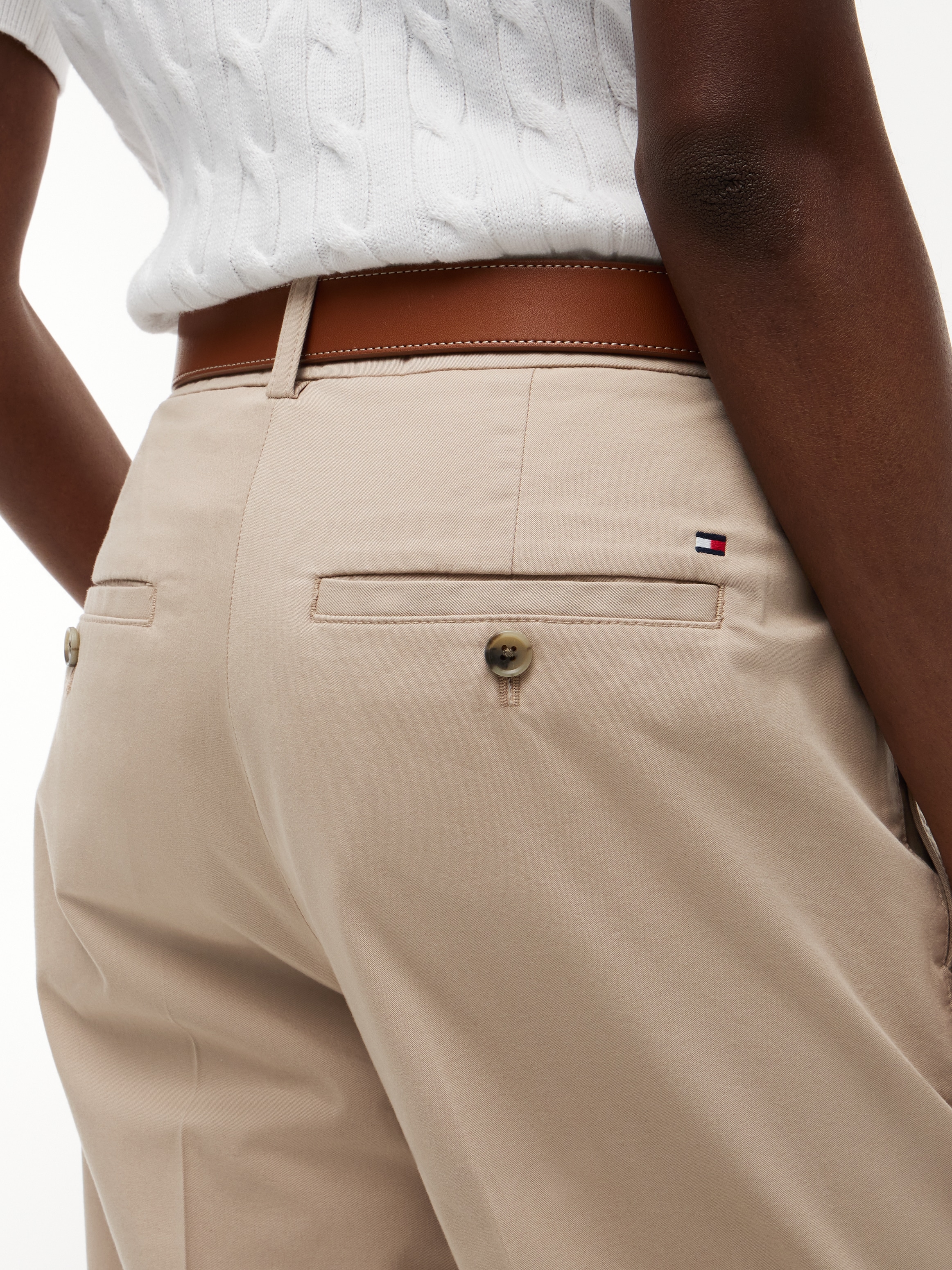 Tommy Hilfiger Chinohose »COTTON SLIM STRAIGHT CHINO«  Baumwollmischung, straight fit