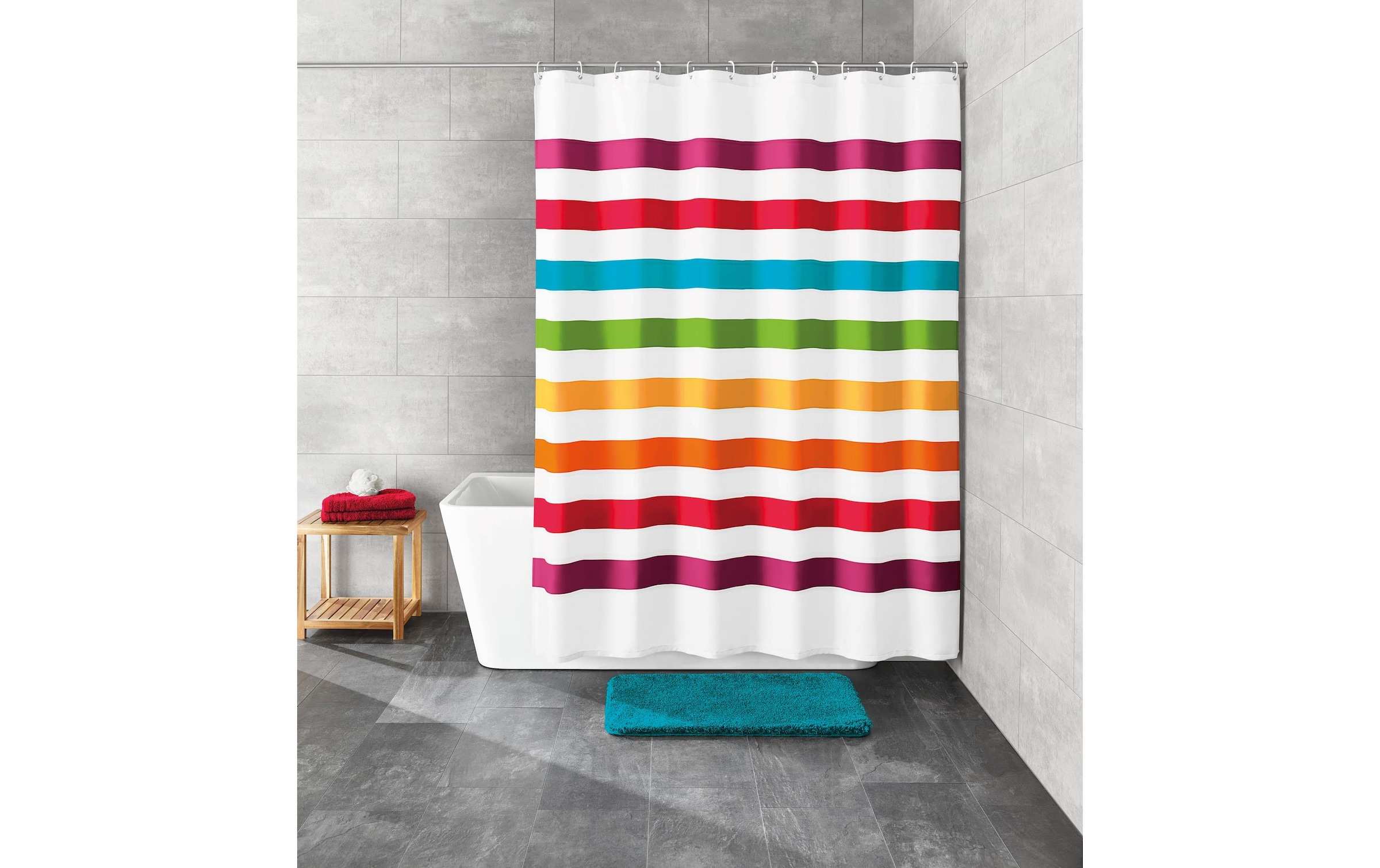 Kleine Wolke Rideau de douche »Select 180 x 200 cm« Breite 180 cm