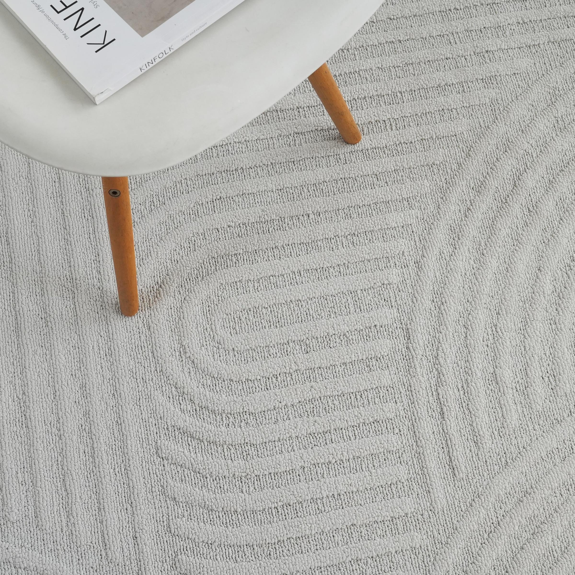 GOODproduct Tapis »Jola, In- und Outdoor geeignet, Hoch-Tief-Design, Scandi« Rectangulaire 9 mm Höhe structure haut-bas, zen, résistant aux intempéries et aux UV, balcon, camping