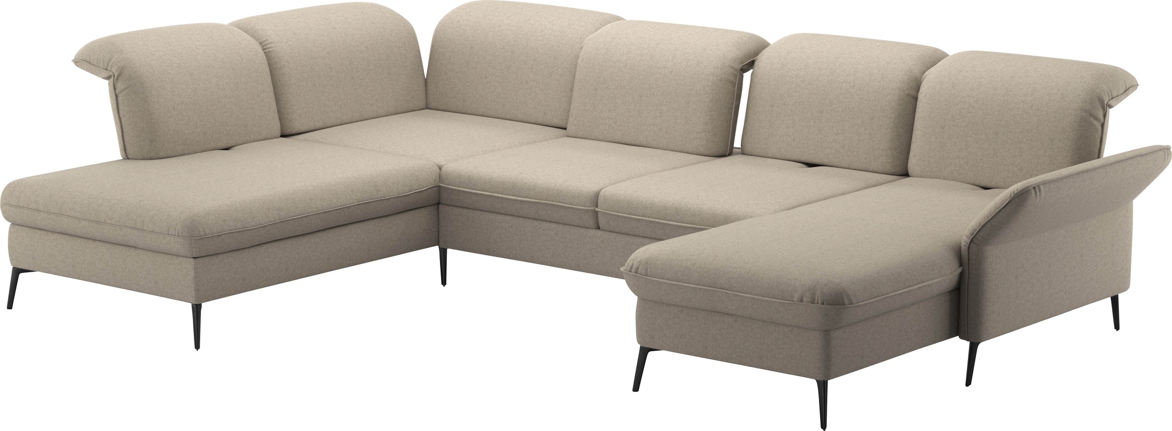 sit&more Paysage de salon »Emely, inkl. Sitztiefenverstellung« wahlweise mit Bettfunktion,Bettkasten,Kopf- & Armteilverstellung