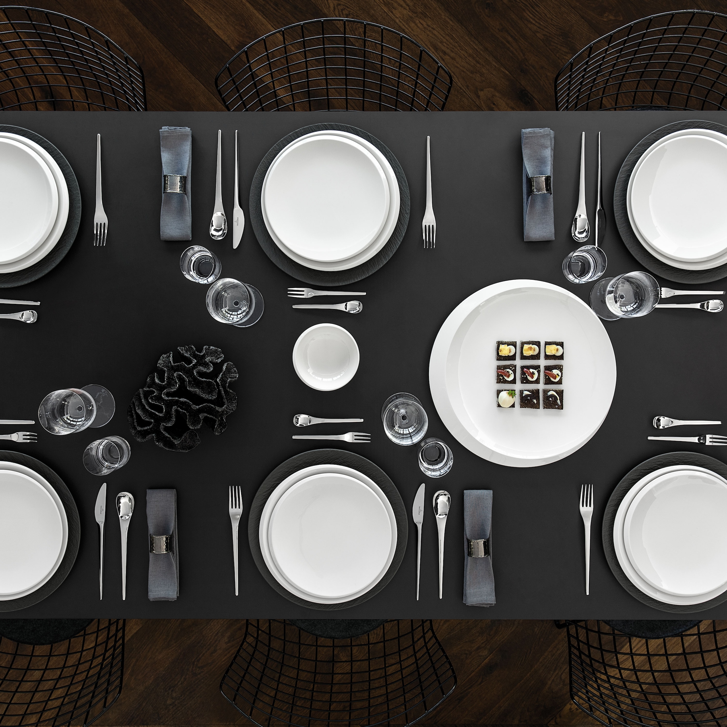 Villeroy & Boch Besteck-Set »NewMoon Tafelbesteck« Robustes Besteck aus hochwertigem Edelstahl