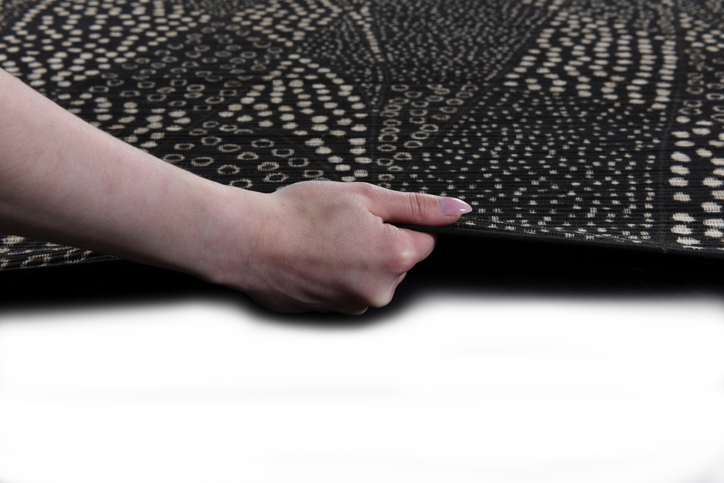 DIE HAUSKUNST Tapis »Chiya Tiama 3« Rectangulaire 4 mm Höhe Flachgewebe, handgewebt, mit Fransen