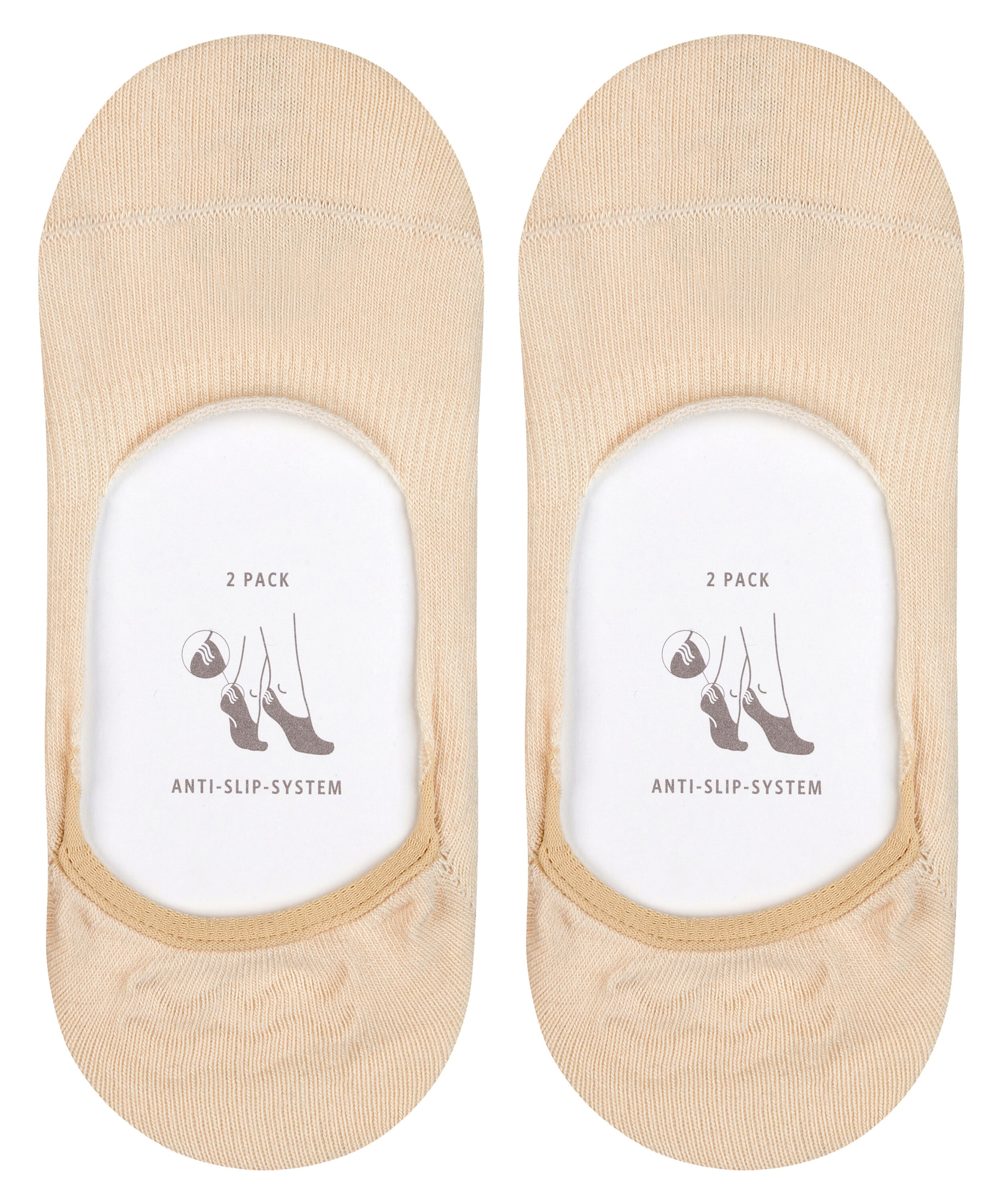 Esprit Füsslinge »Cotton« 2 Paar,  elegant, verstärkt und aus weicher Baumwolle, dünn, anti-slip