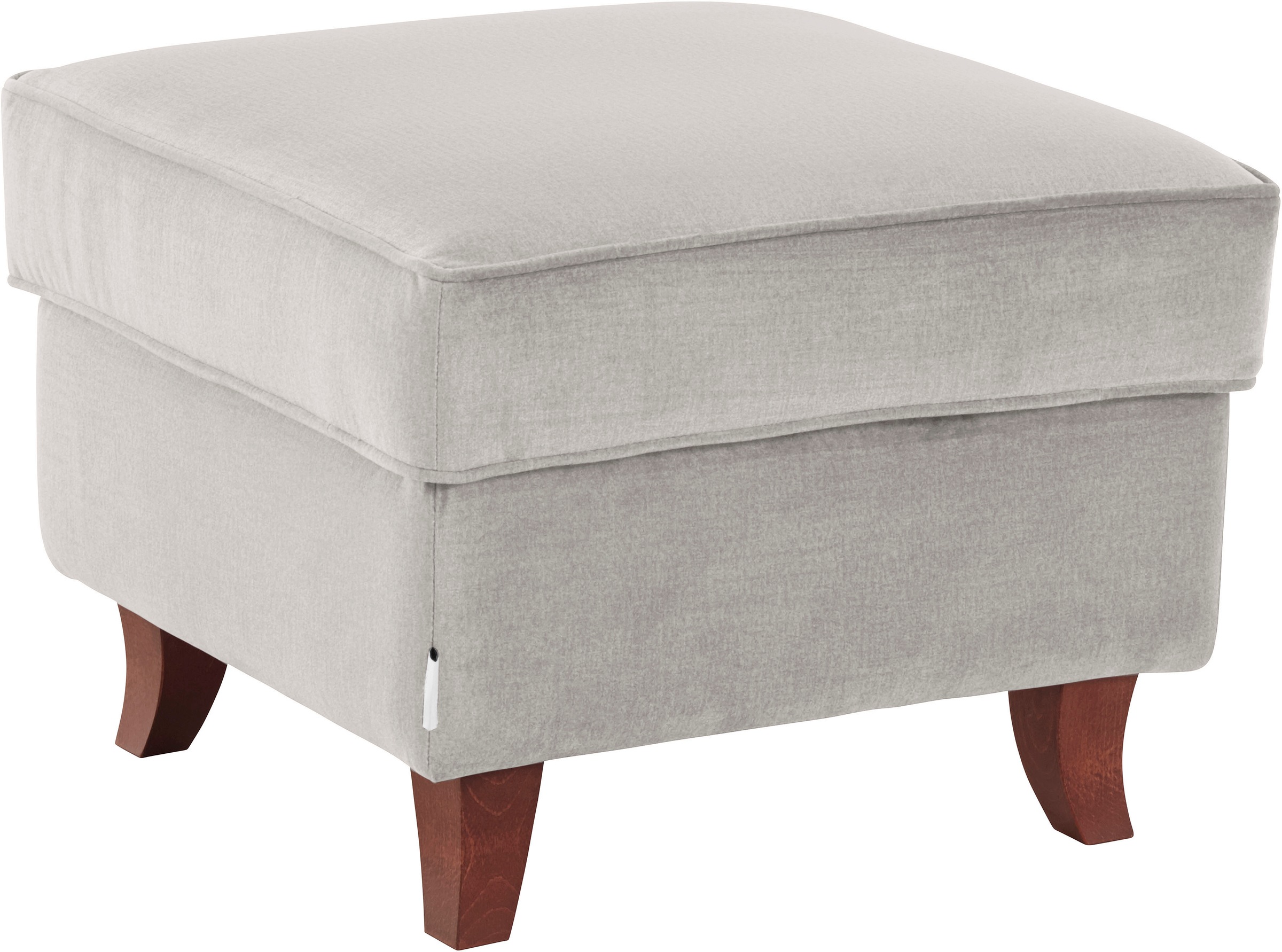 Home affaire Polsterhocker »Reims« echte Chesterfield-Knopfheftung, Samtoptik mich changierender Optik