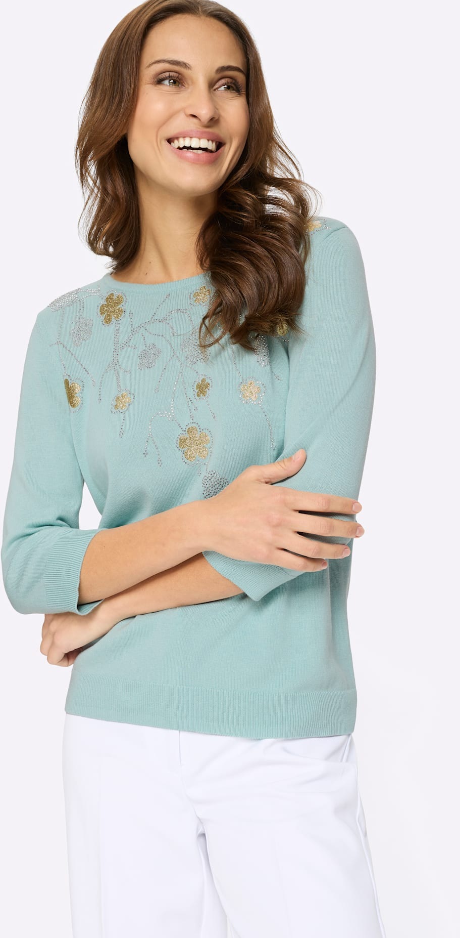 Lady Pull à col rond »Rundhals-Pullover«