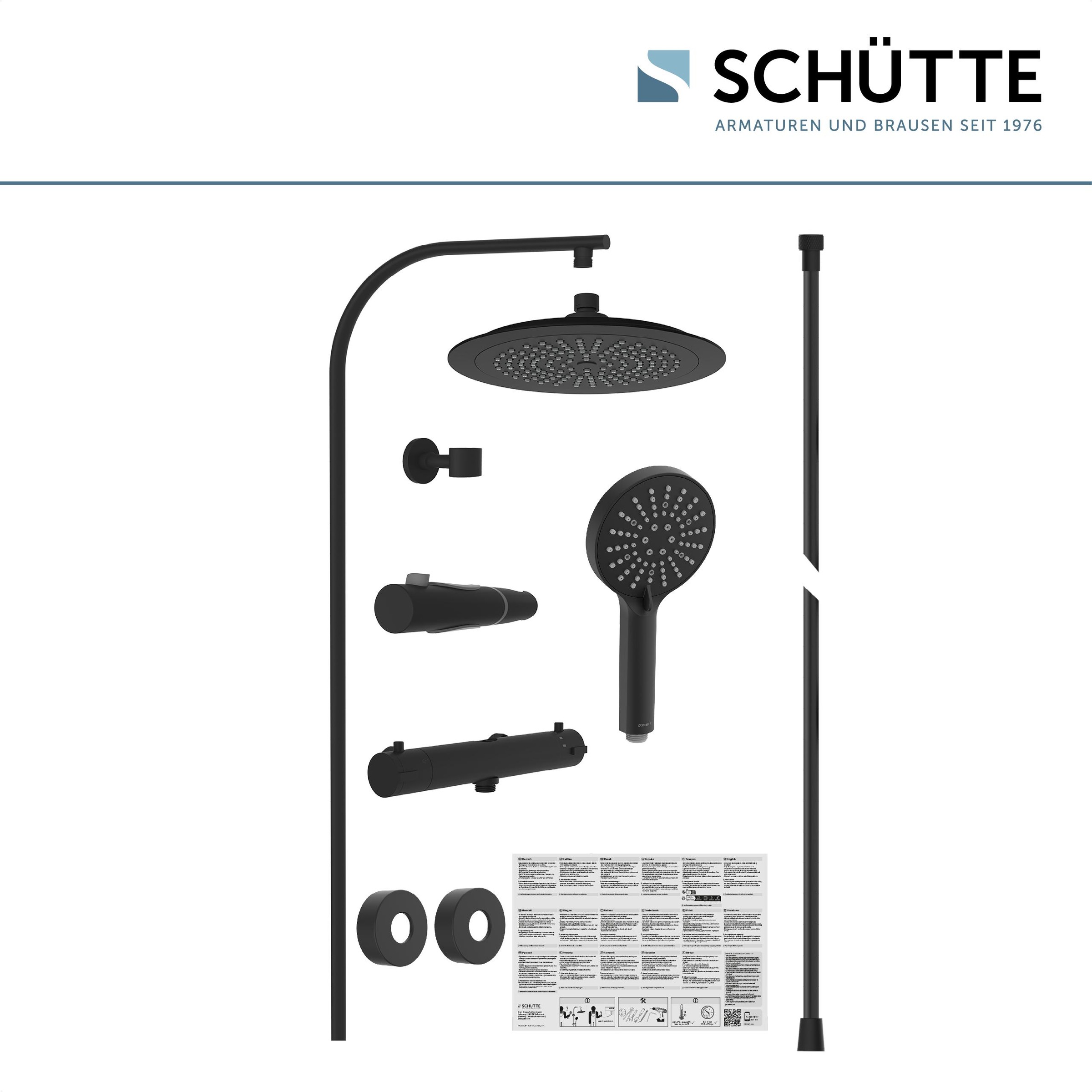 Schütte Duschsäule »MADURA FRESH« inkl. Wasserspardichtung, Sicherheitssperre, Antikalk, höhenverstellb.
