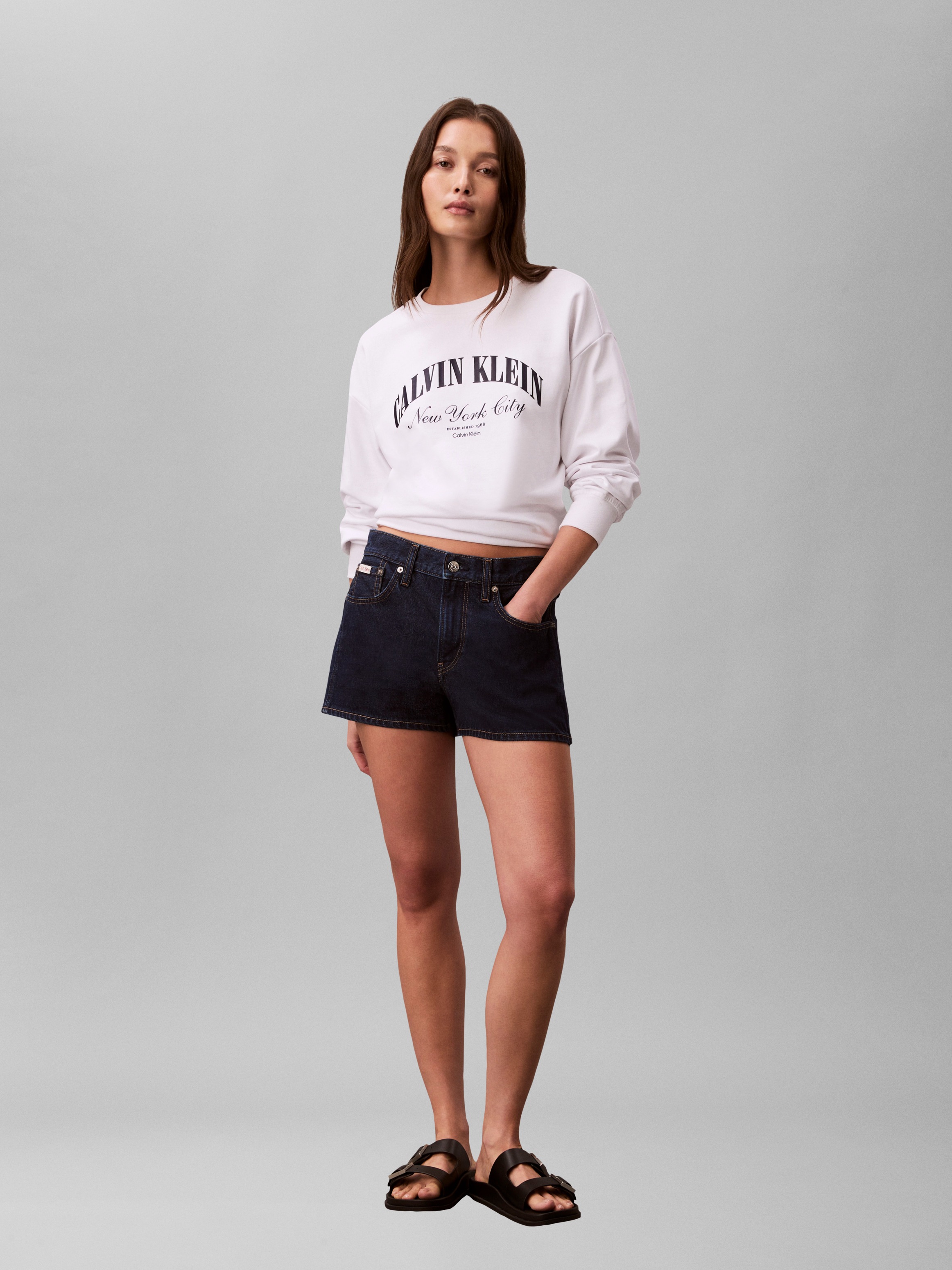 Calvin Klein Jeans Sweatshirt , Regular fit, mit Druck
