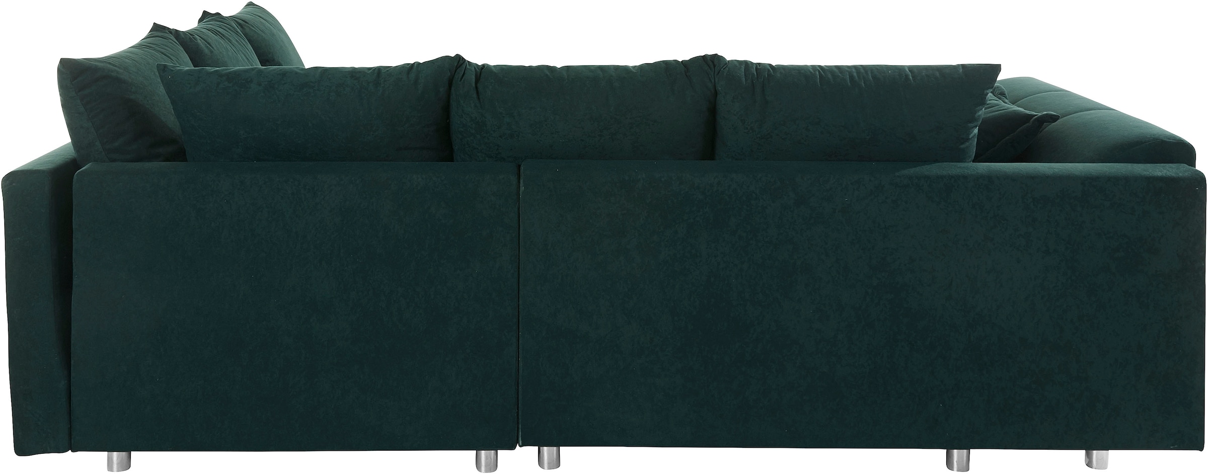COLLECTION AB Ecksofa »(Spar-Set) Innsbruck L-Form und Hocker« Ecksofa und Hocker, Recamiere links oder rechts montierbar