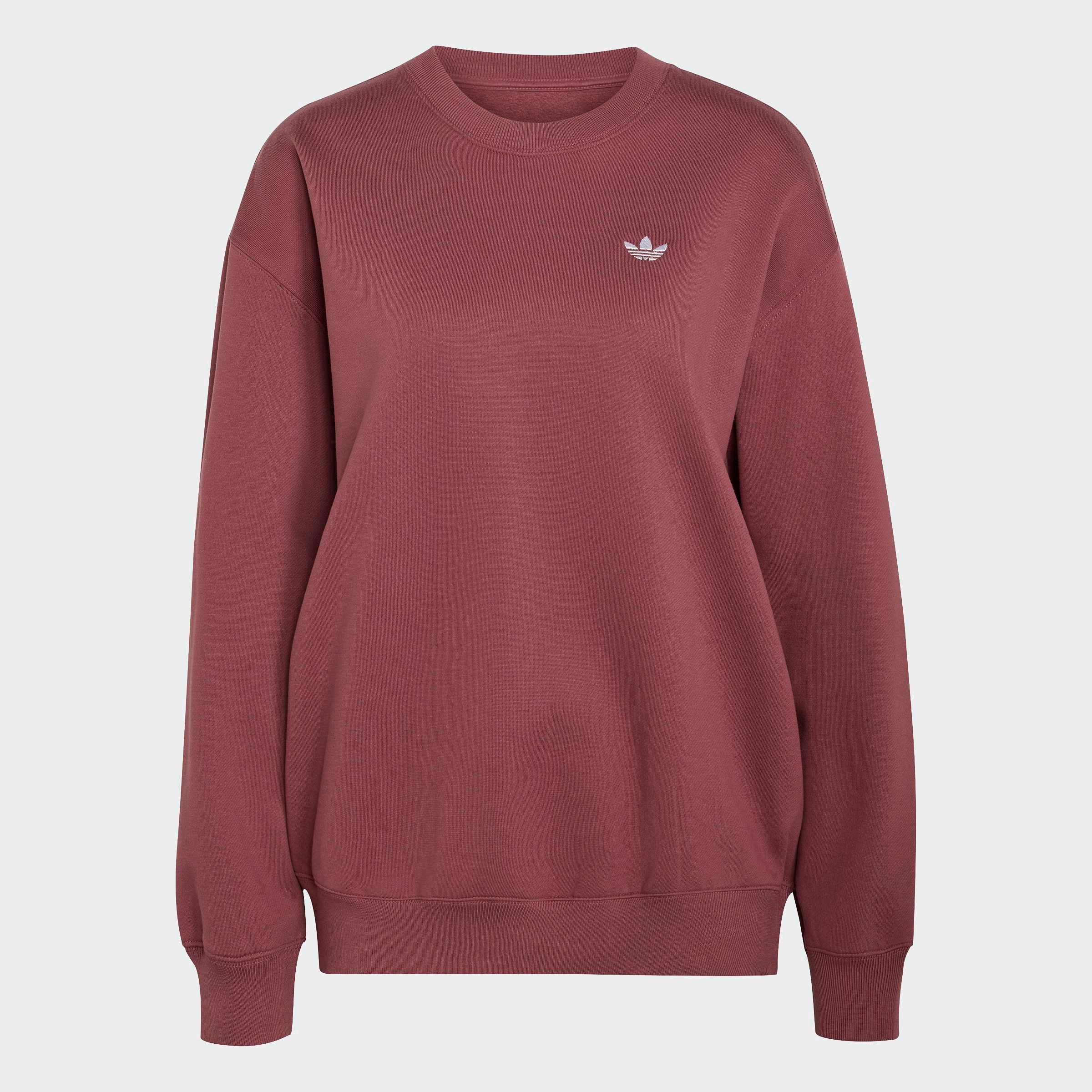 adidas Originals Sweat-shirt »ESS FL CRW OS«, avec encolure ronde, sans fermeture, en coupe normale
