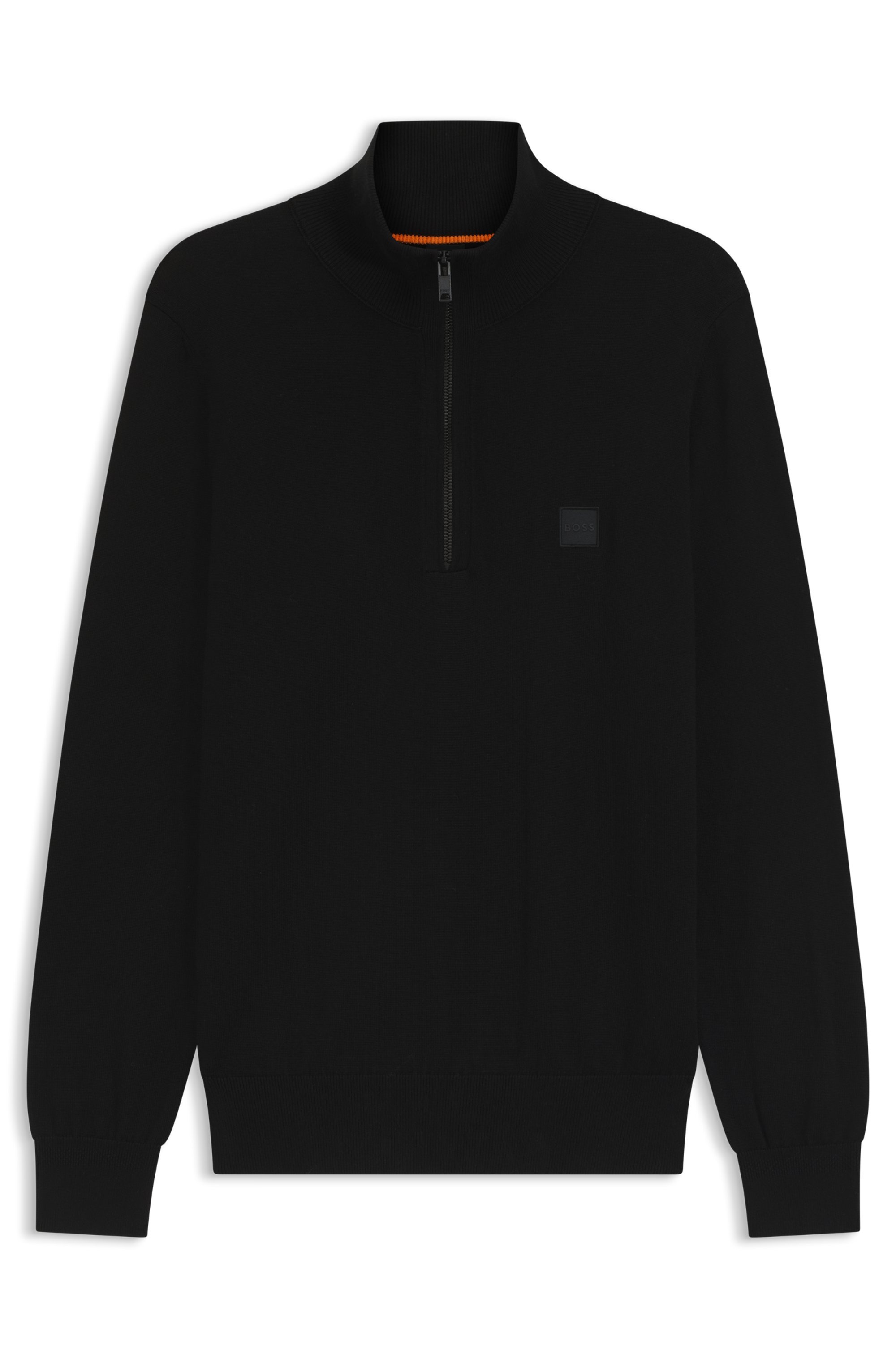 BOSS ORANGE Rollkragenpullover »Kanobix« mit Ton-in-Ton Logo