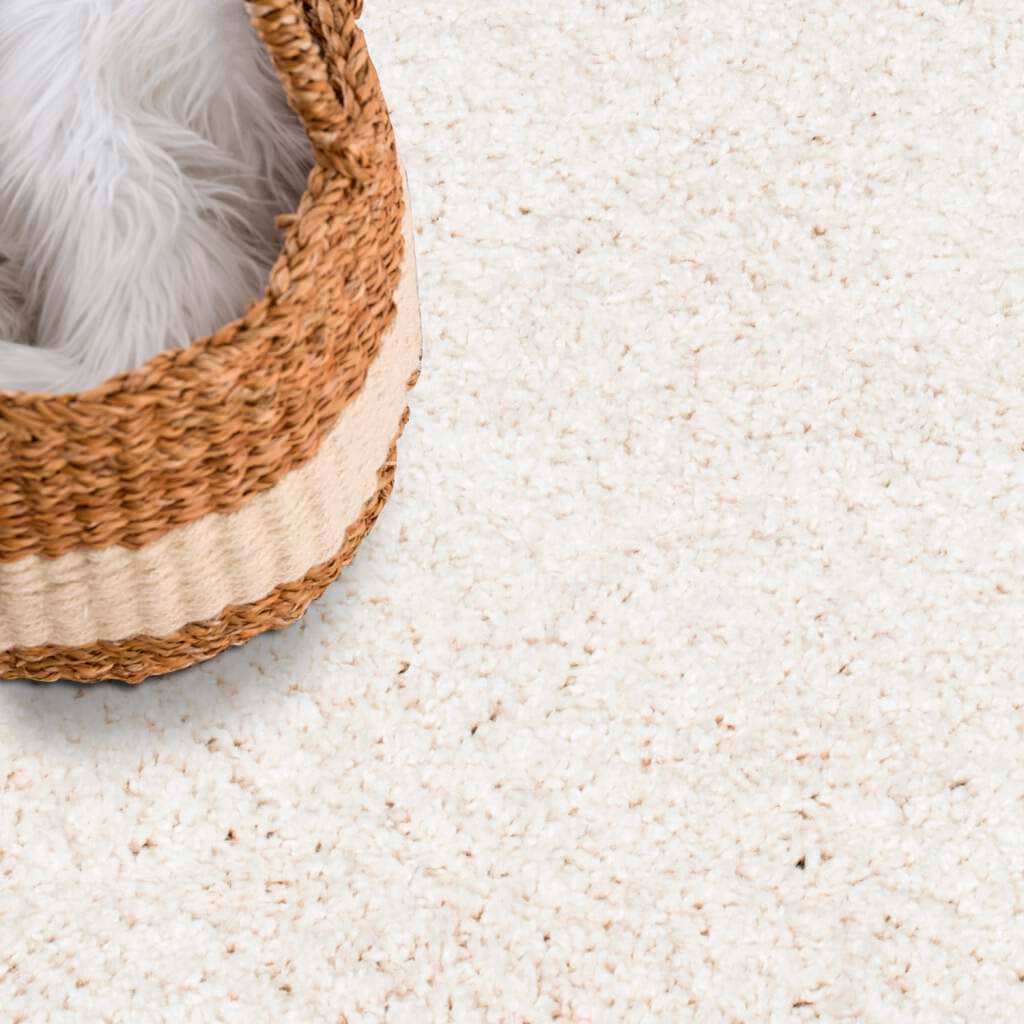 Carpet City Tapis à poils longs »City Shaggy« Rond 30 mm Höhe Teppich Langflor, Uni, Shaggy, flauschig-weich