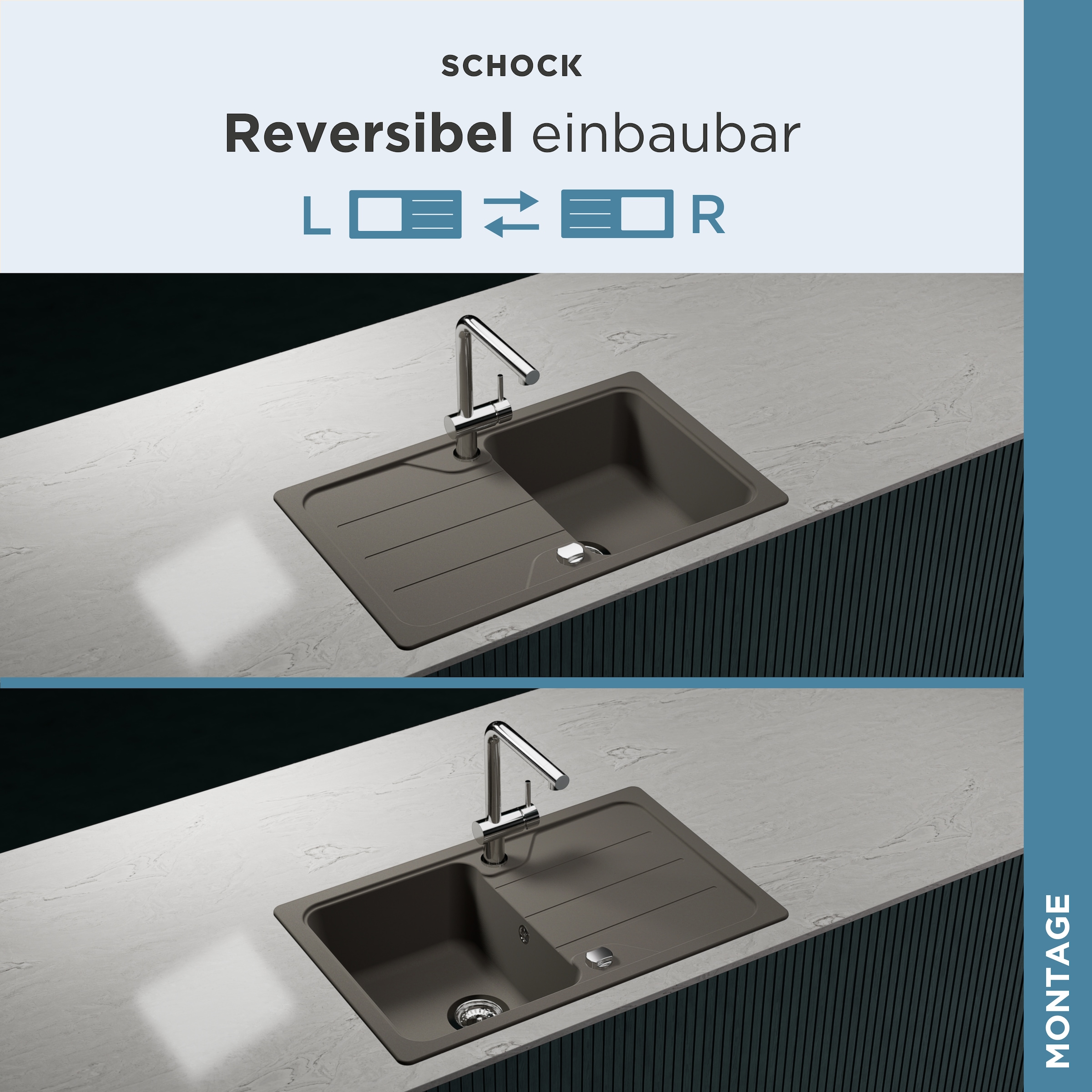 Schock Évier en granit »Formhaus Mini«