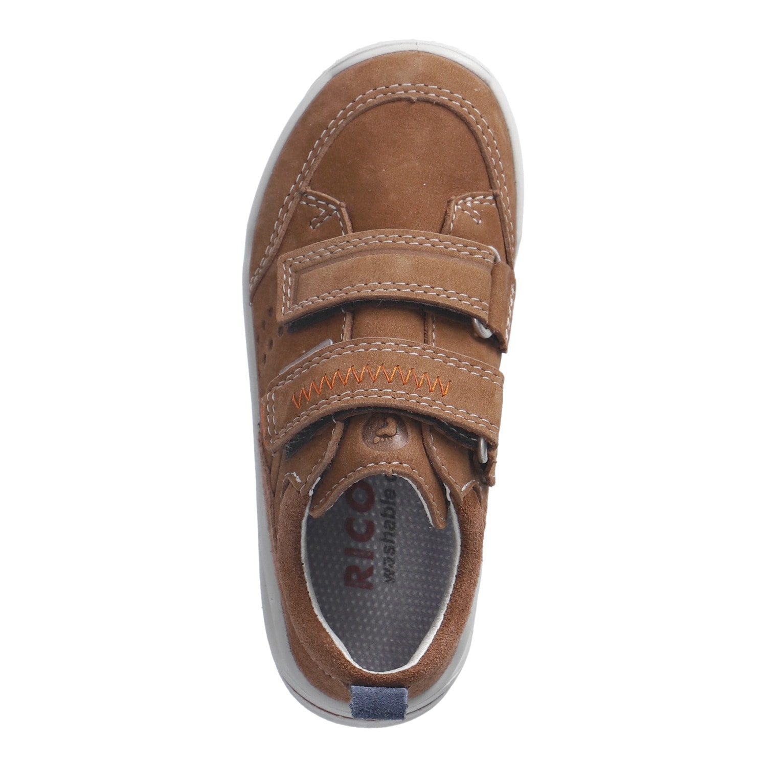 Ricosta Sneaker »June«  Halbschuh mit Klett, Grössenschablone zum Download, WMS: weit