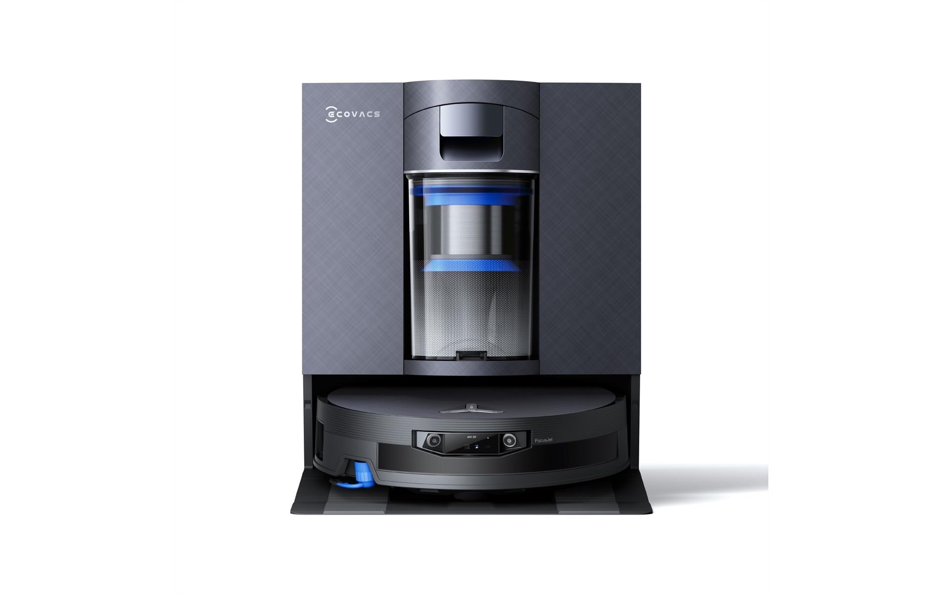 ECOVACS Nass-Trocken-Saugroboter »DEEBOT X12 OmniCyclone, FocusJet-Technologie« 25cm, Wischrolle, OmniCyclone Station (beutellos), Haustierfreundlich