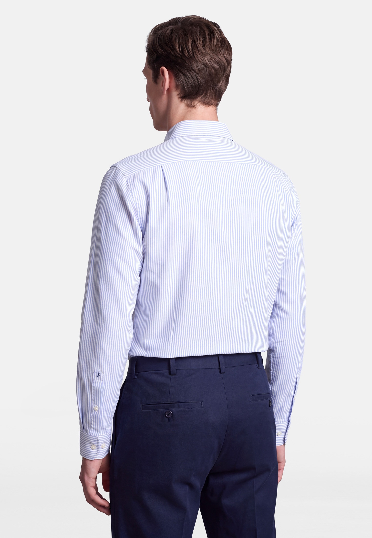 seidensticker Chemise d'affaires col boutonné classique 1/1 rayé