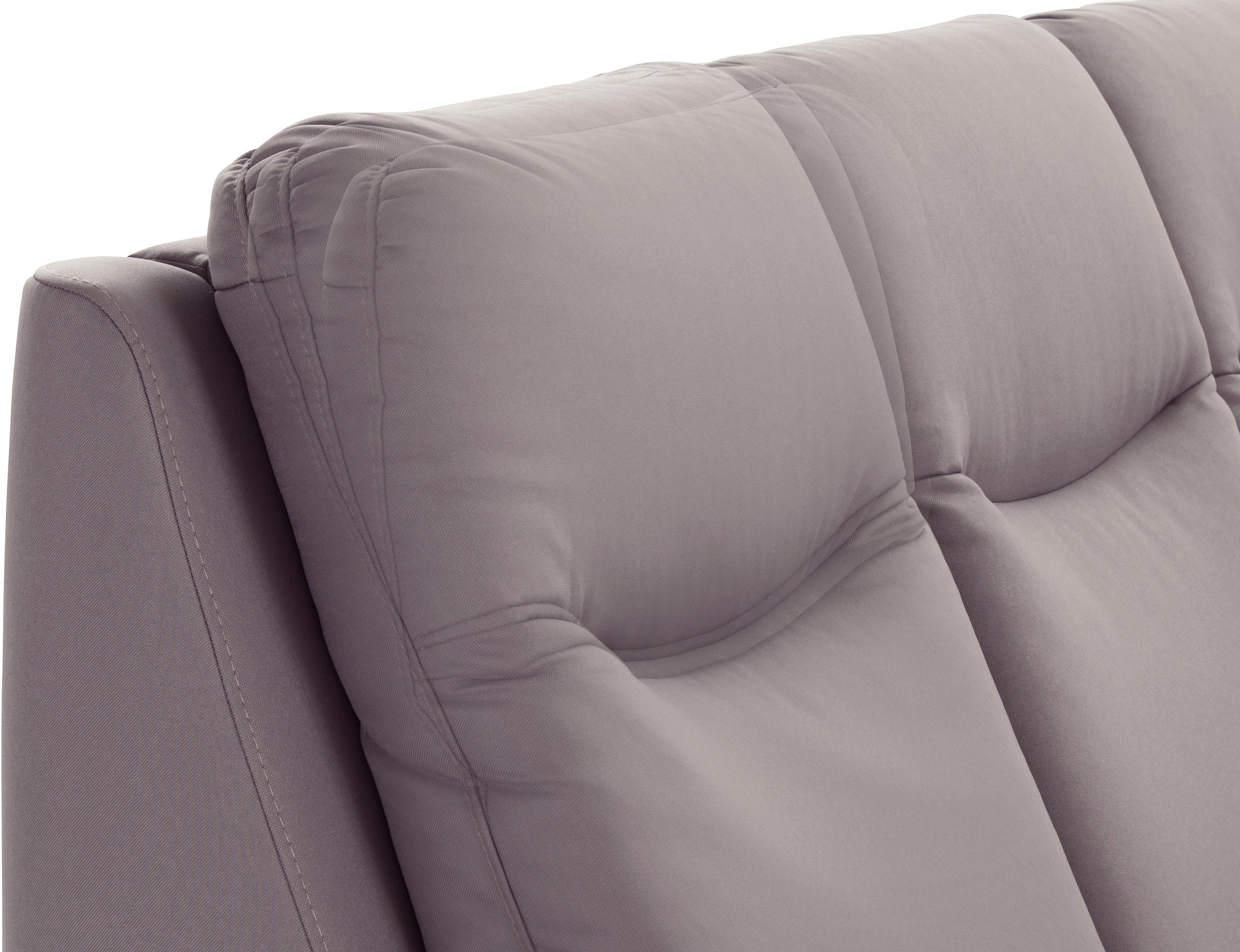 sit&more 3-Sitzer »Boccaccio« inklusive Federkern und Kopfteilverstellung