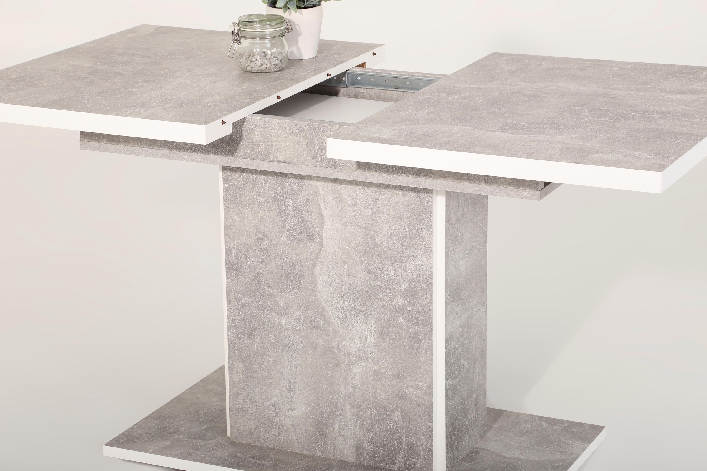 HELA Table de salle à manger »Alice« ausziehbar, Breite 120-160 cm