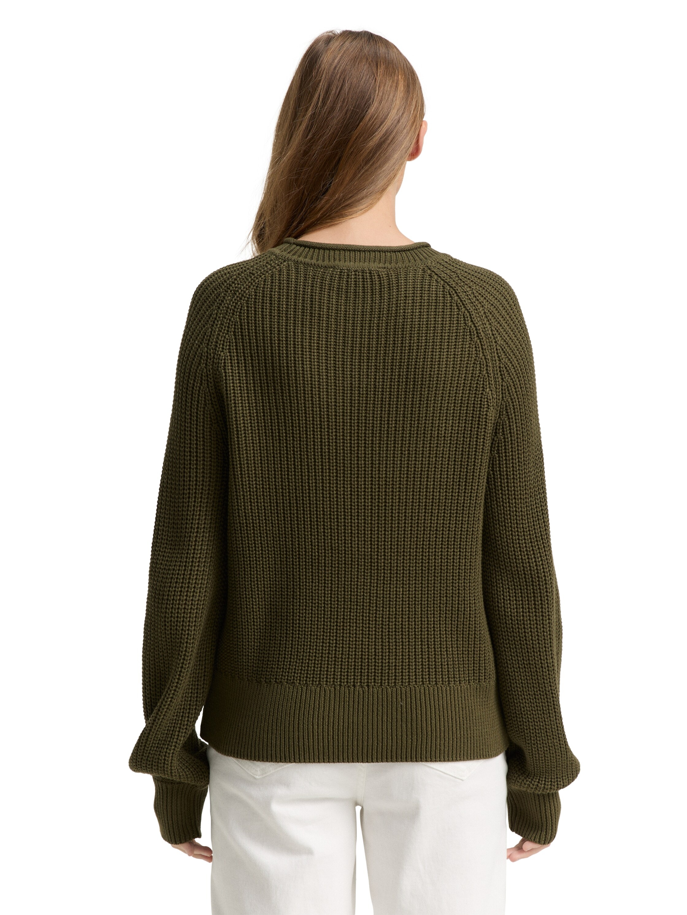 TOM TAILOR Denim Strickpullover mit Strick-Struktur