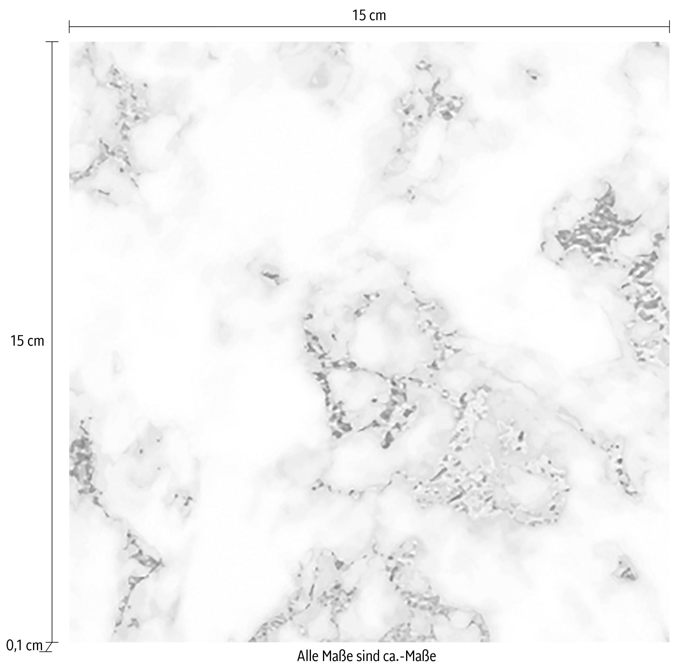 queence Autocollants pour carrelage »Marmor« Stickerfliesen, selbstklebend, Sticker, 12er Set