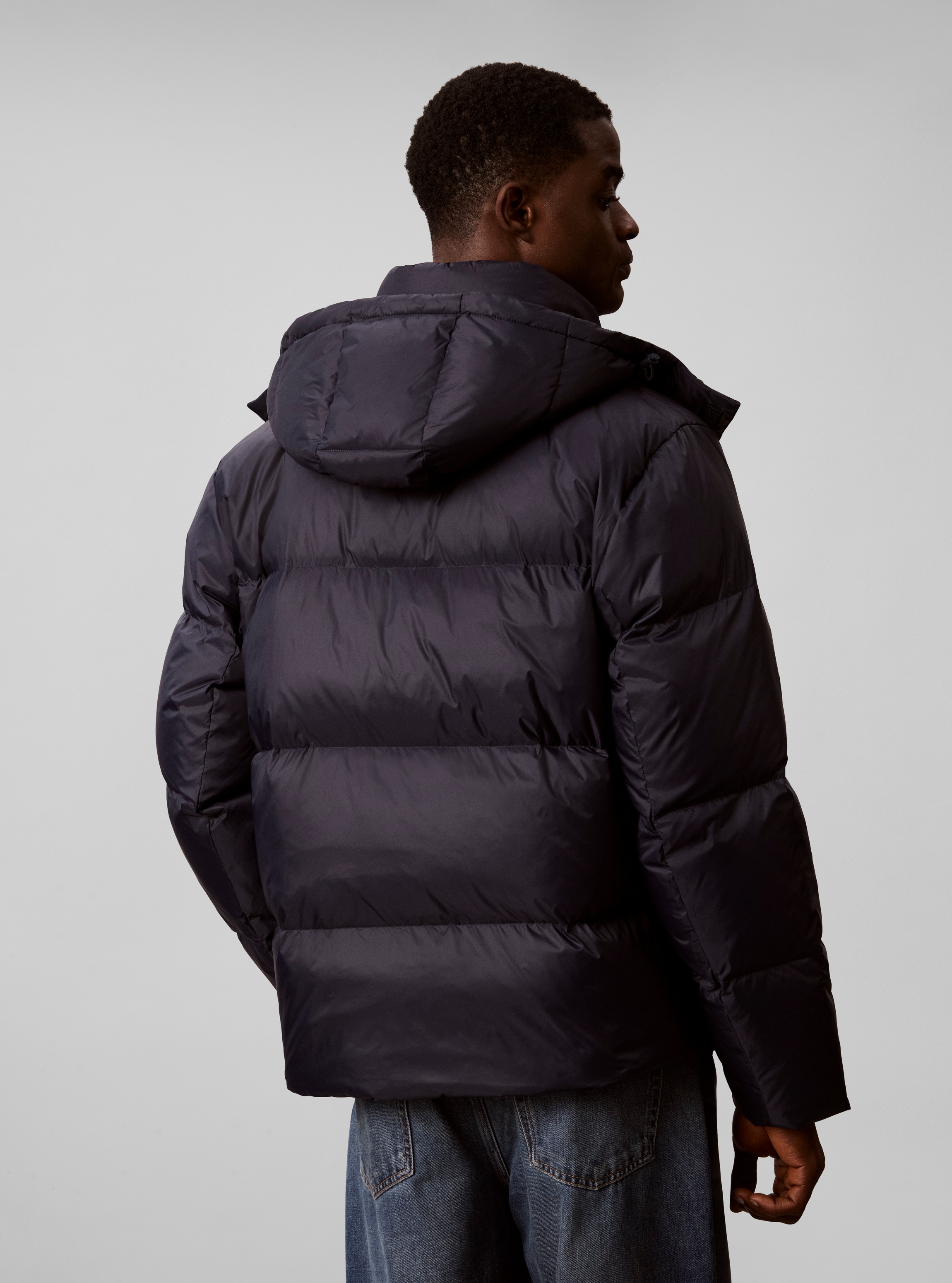 Calvin Klein Veste matelassée »NYLON DETACHABLE HOOD DOWN« avec capuche coupe régulière avec capuche