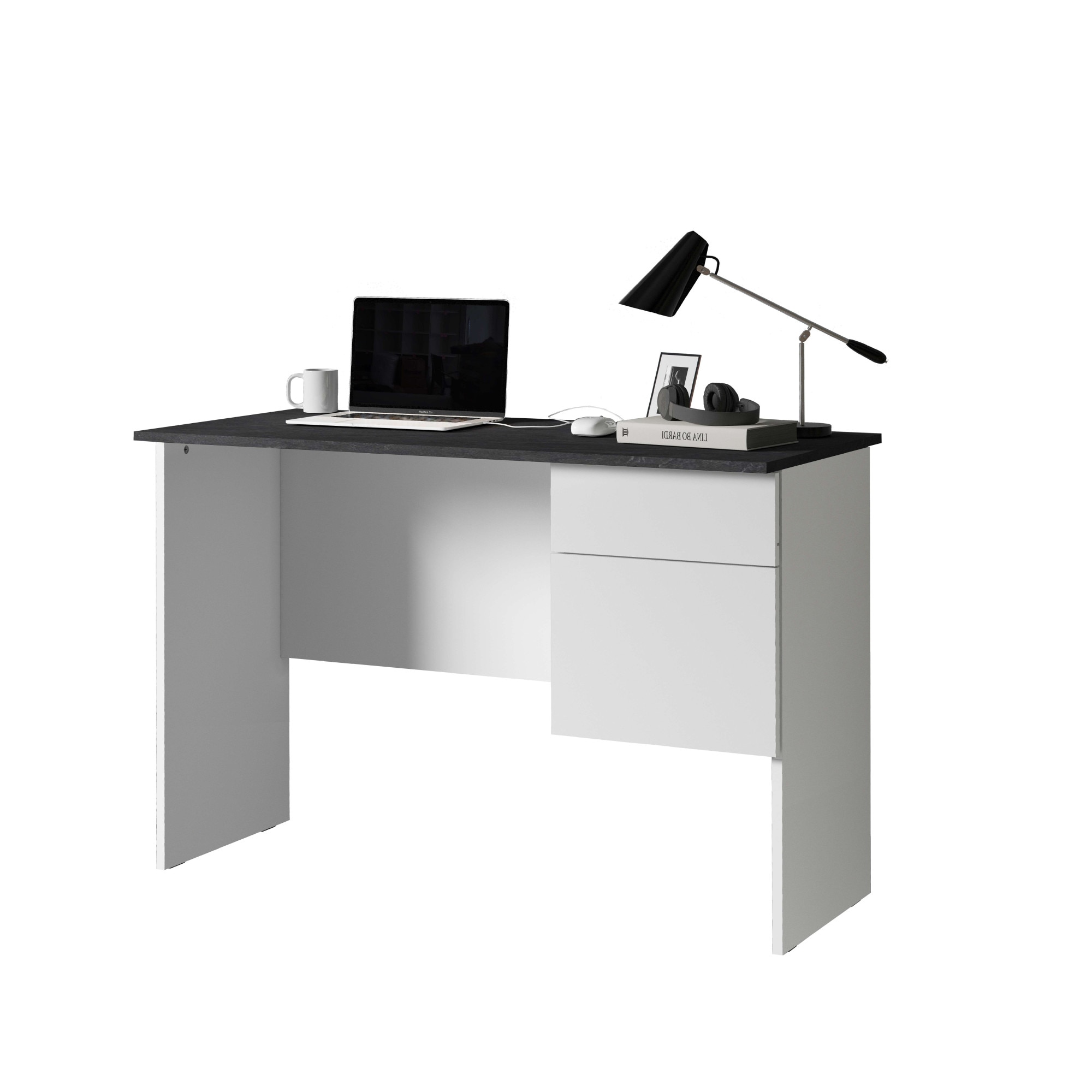 Home affaire Bureau »Sunrise, kleiner Computertisch, Bürotisch« mit 1 Tür & 1 Schublade, Tischplatte Breite 110 cm, Made in Italy