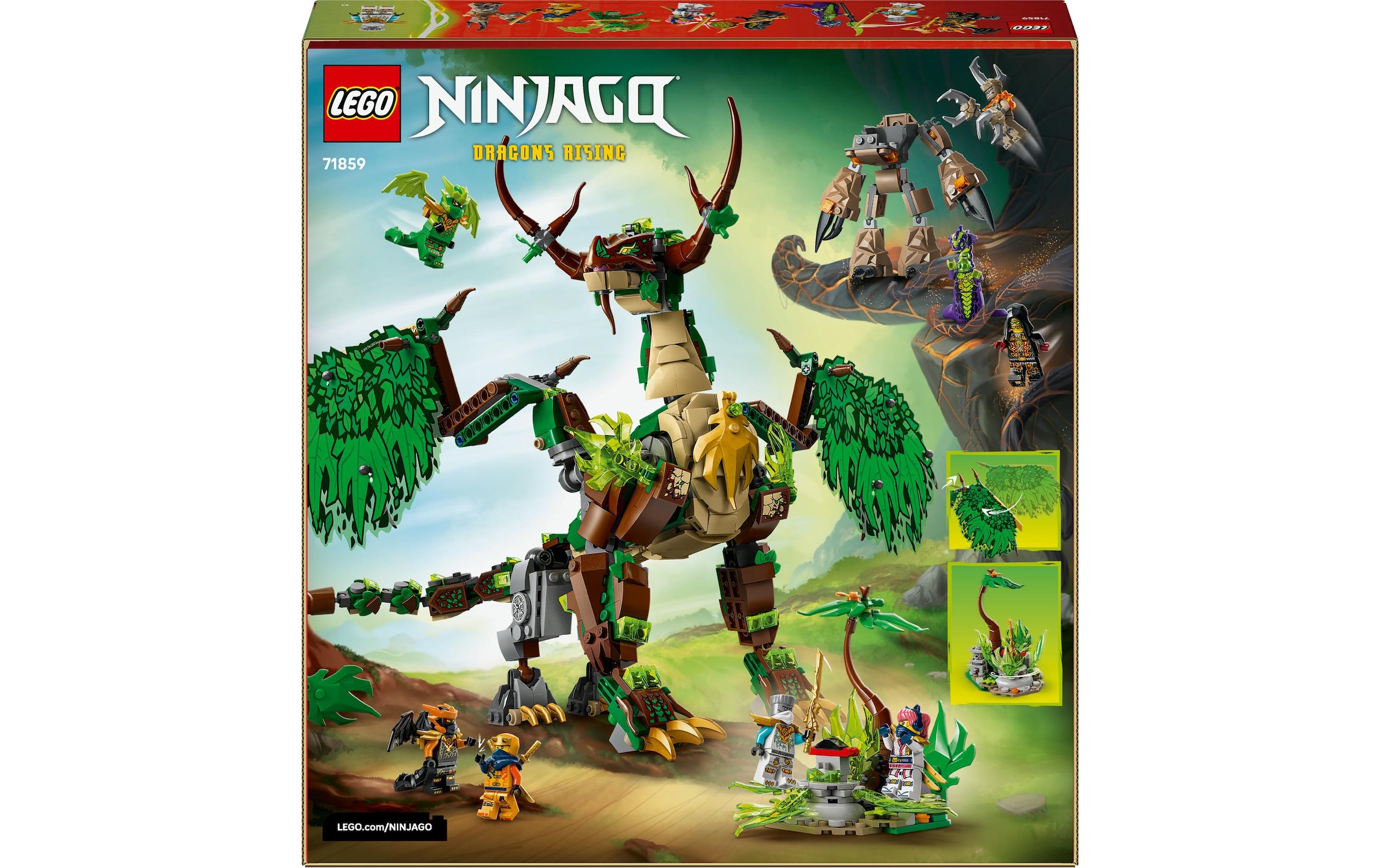   Pions de construction »Ninjago Der Drache des Lebens 71859« Kategorie: Fantasy-Welt