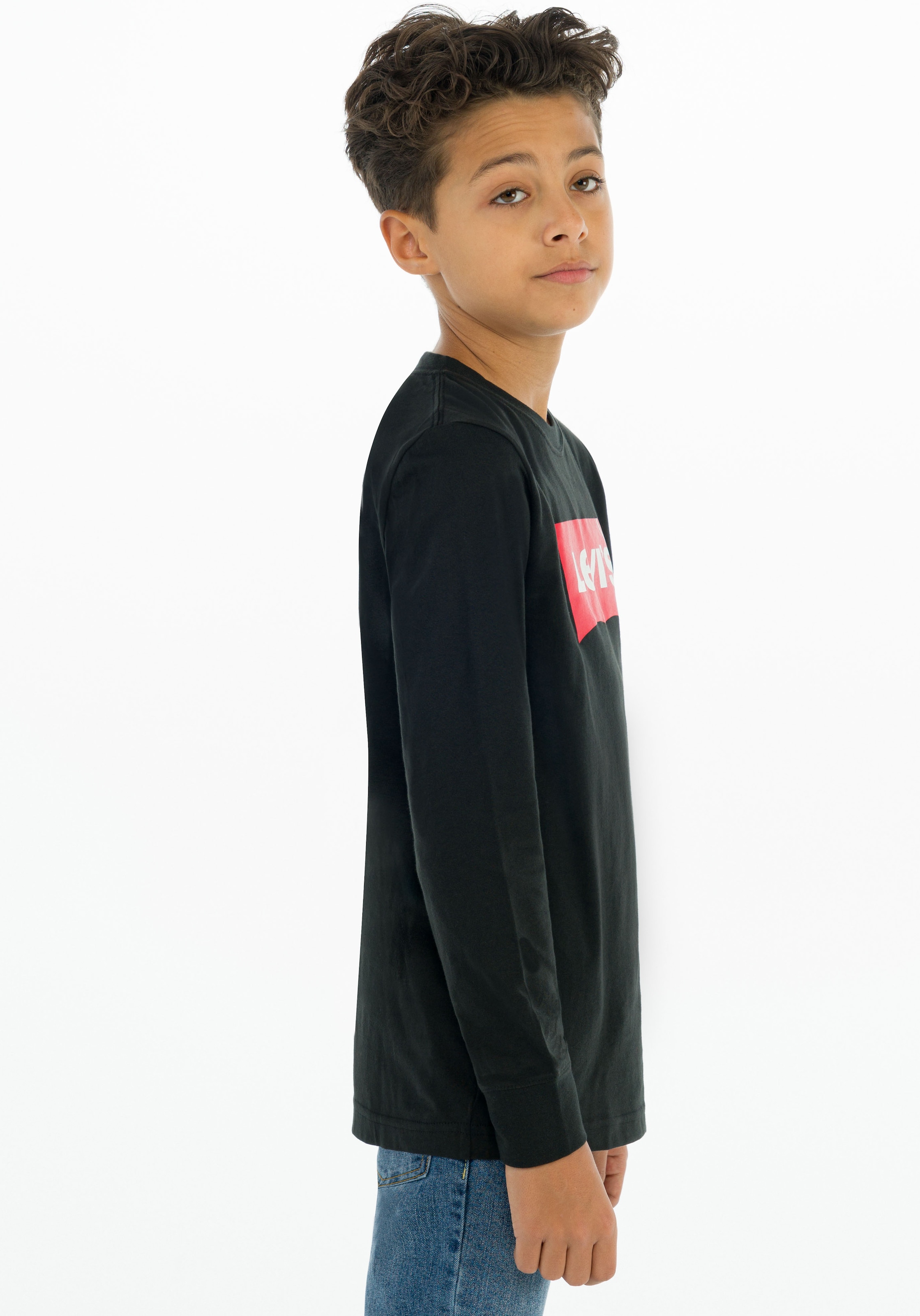 Levi's® Kids T-shirt à manches longues »L/S BATWING TEE« mit Logo Print for BOYS
