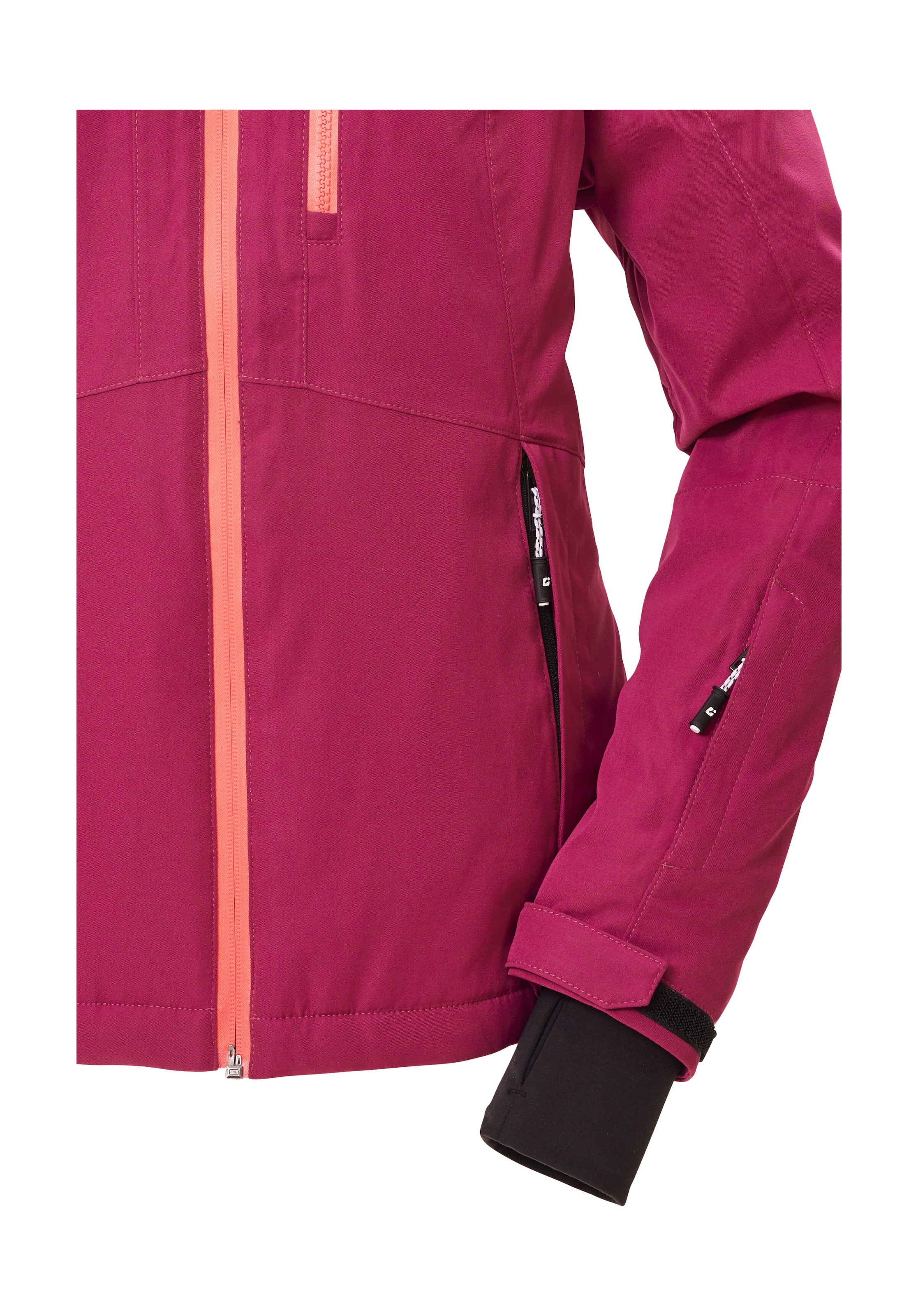 Killtec Veste de ski »KSW 276 WMN SKI JCKT« Veste femme imperméable avec pare-neige, respirante et poches