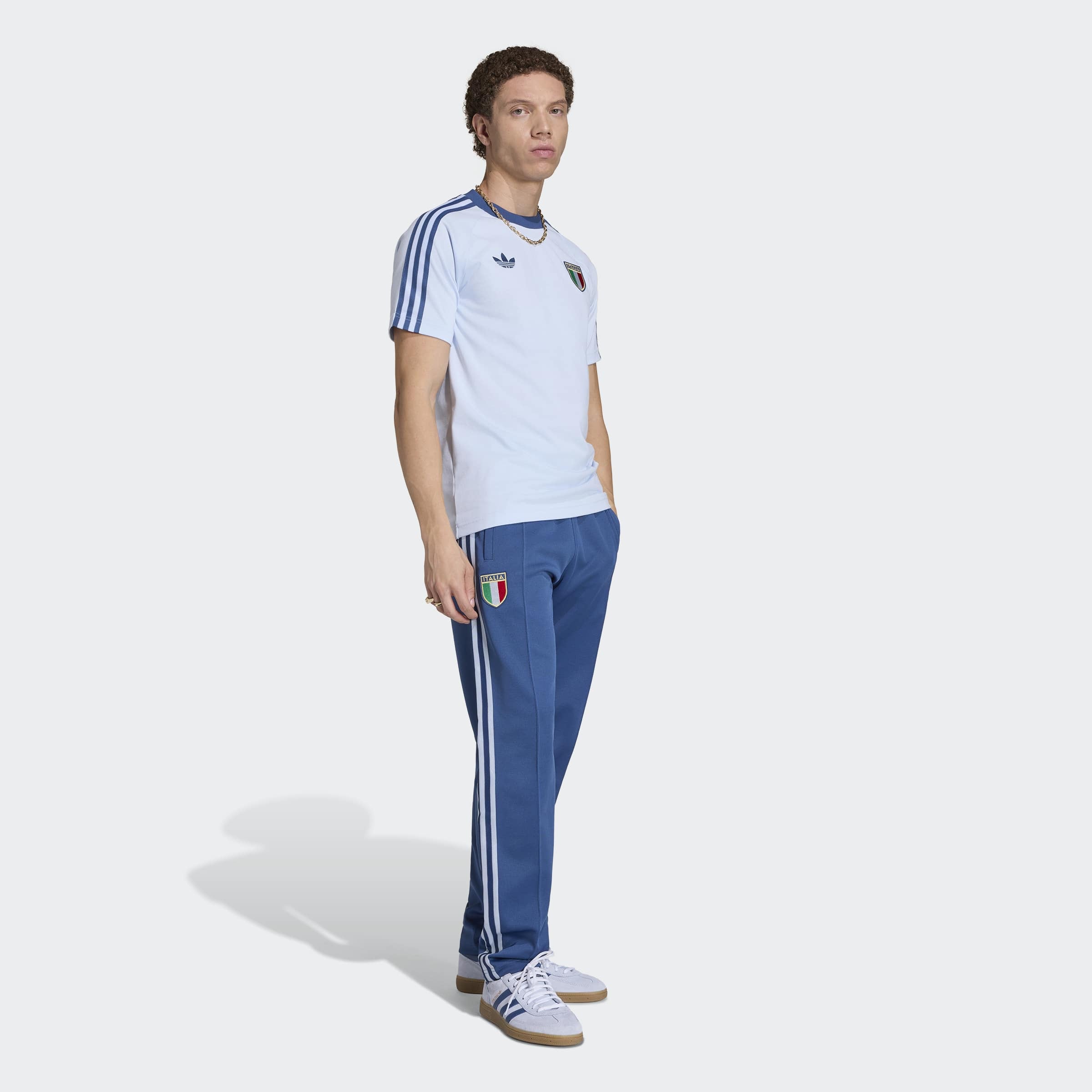 adidas Performance T-shirt »FIGC OG TEE« style sportif, sans fermeture, en coton