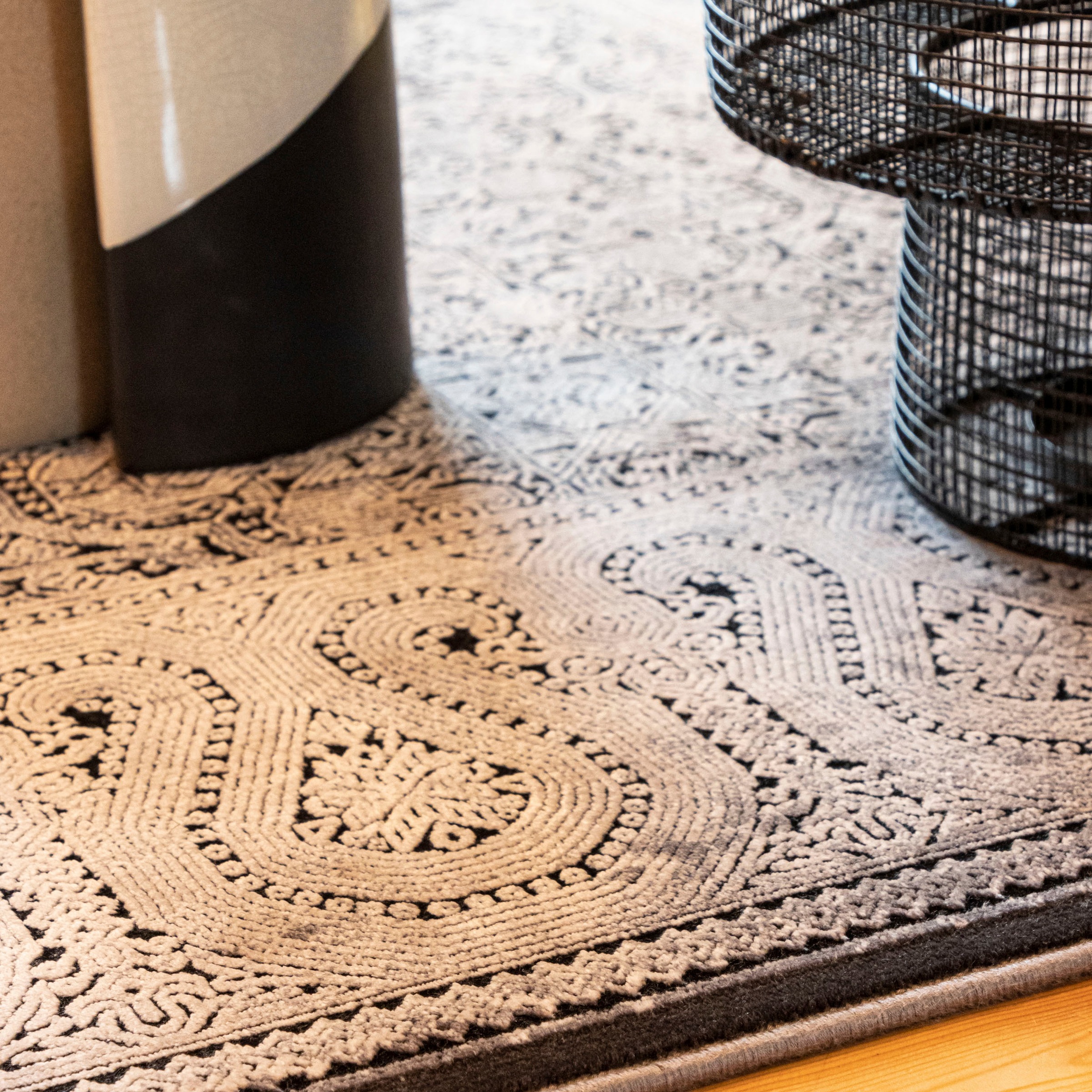 Obsession Teppich »My Eden of Obsession 200« rechteckig 10 mm Höhe Kurzflor, mit Bordüre, besonders hohe Knotendichte