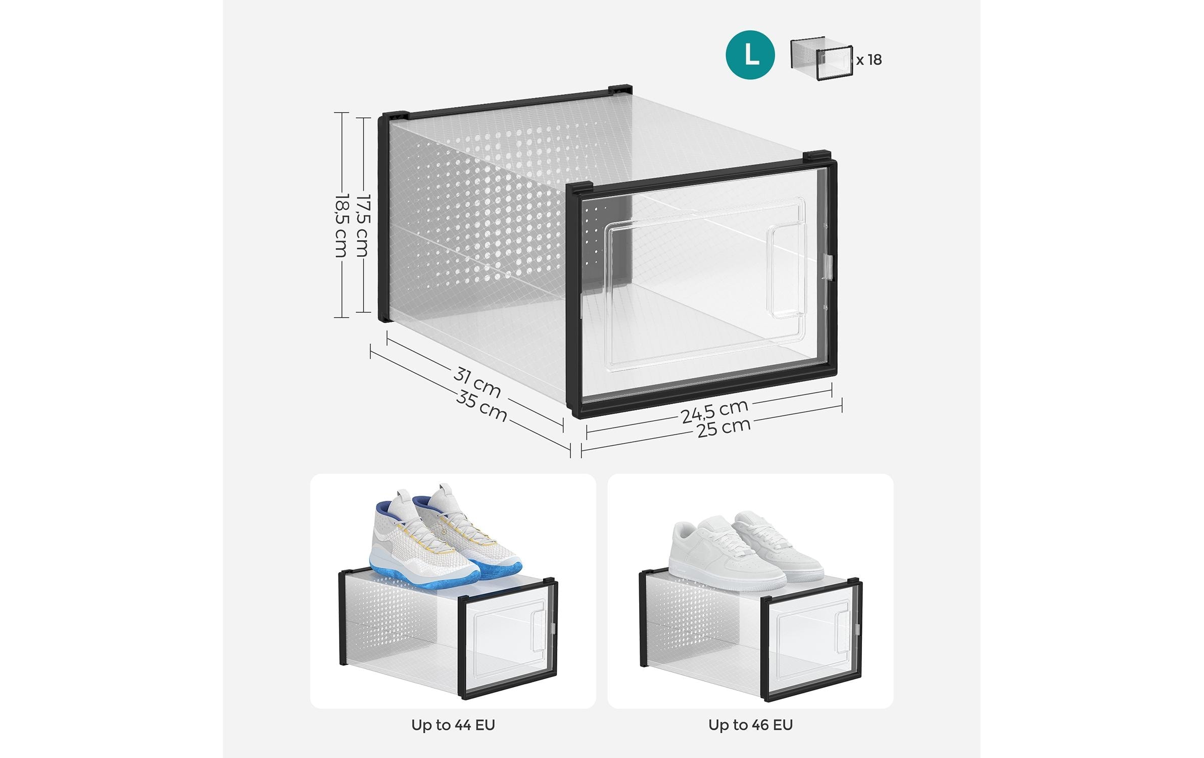 SONGMICS Boîte à chaussures »18er Pack, faltbar«