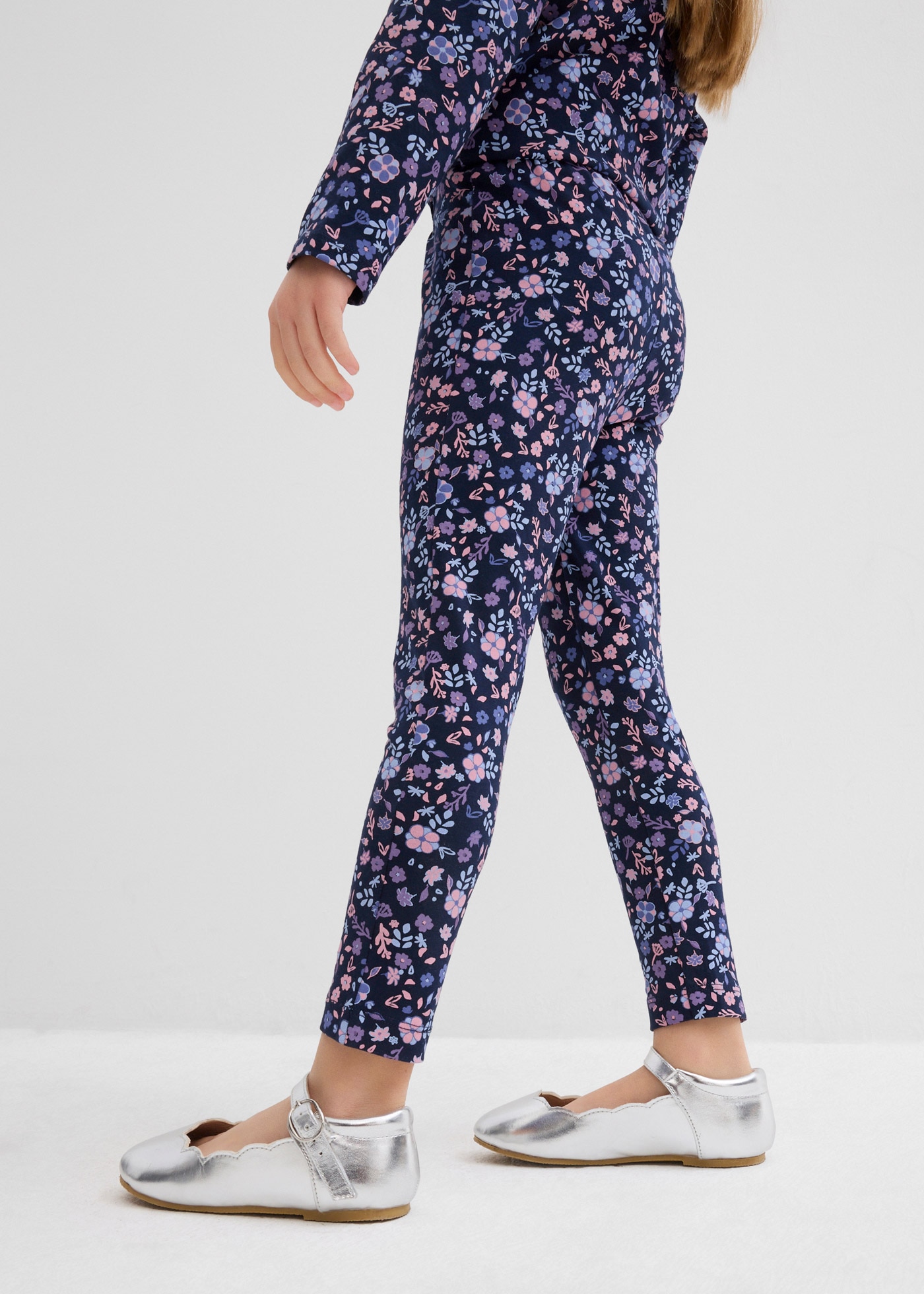 bonprix Leggings  aus Baumwolle mit Elasthan, bequeme Passform