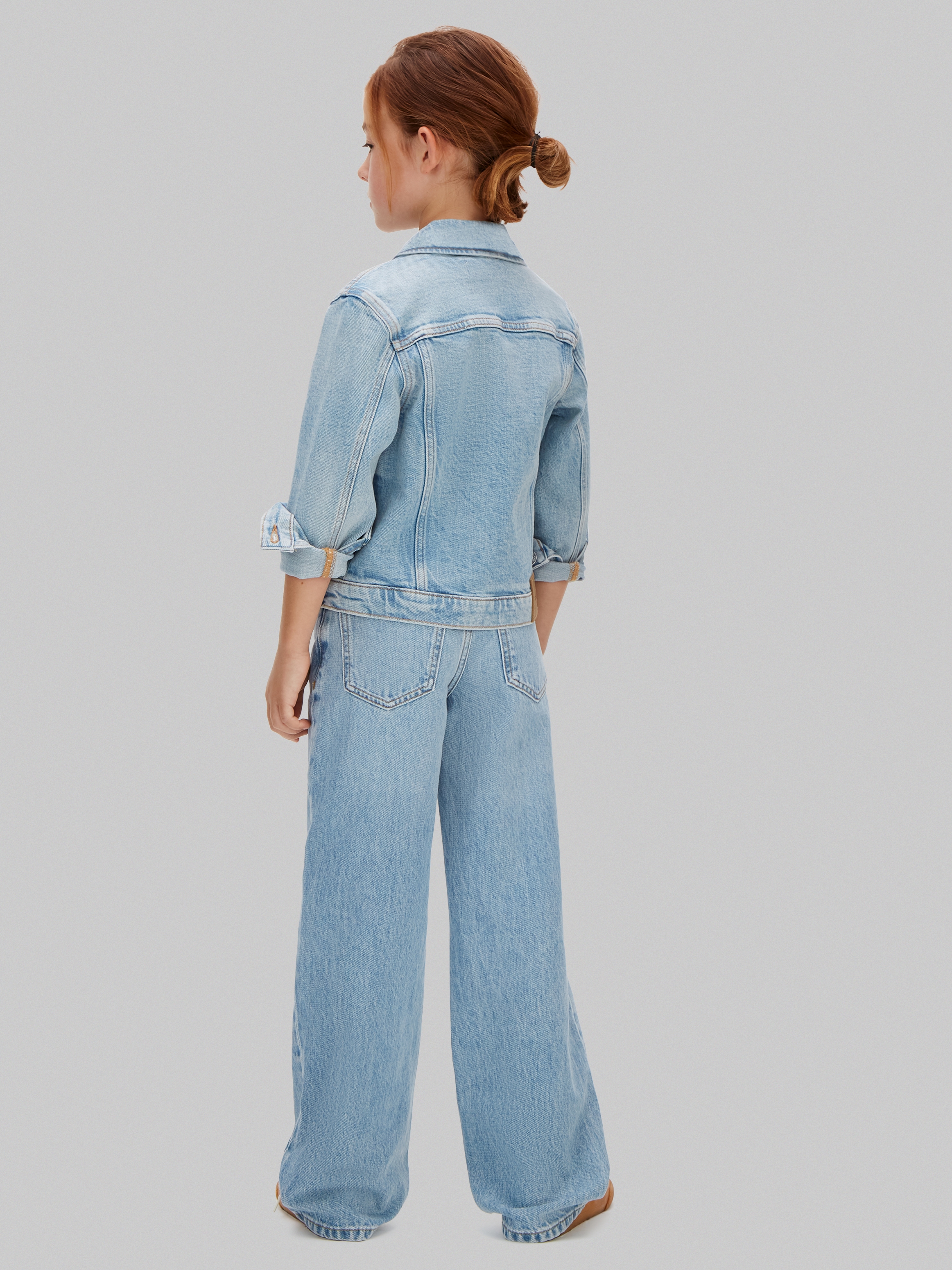 Calvin Klein Jeans Veste en jean »DENIM WASH« ohne Kapuze Regular fit für Kinder mit Taschen