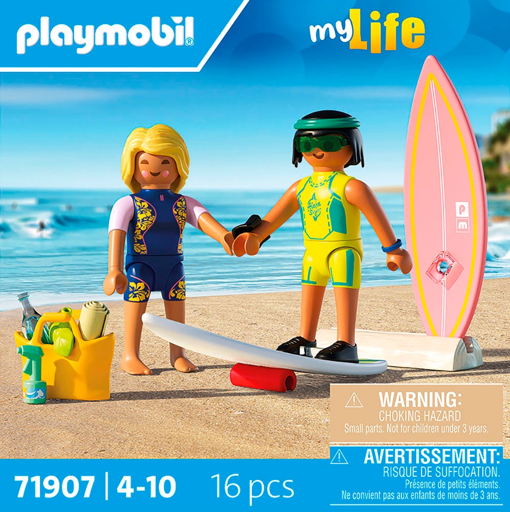 Playmobil® Konstruktions-Spielset »Kleine Surfschule (71907), My Life« Made in Europe