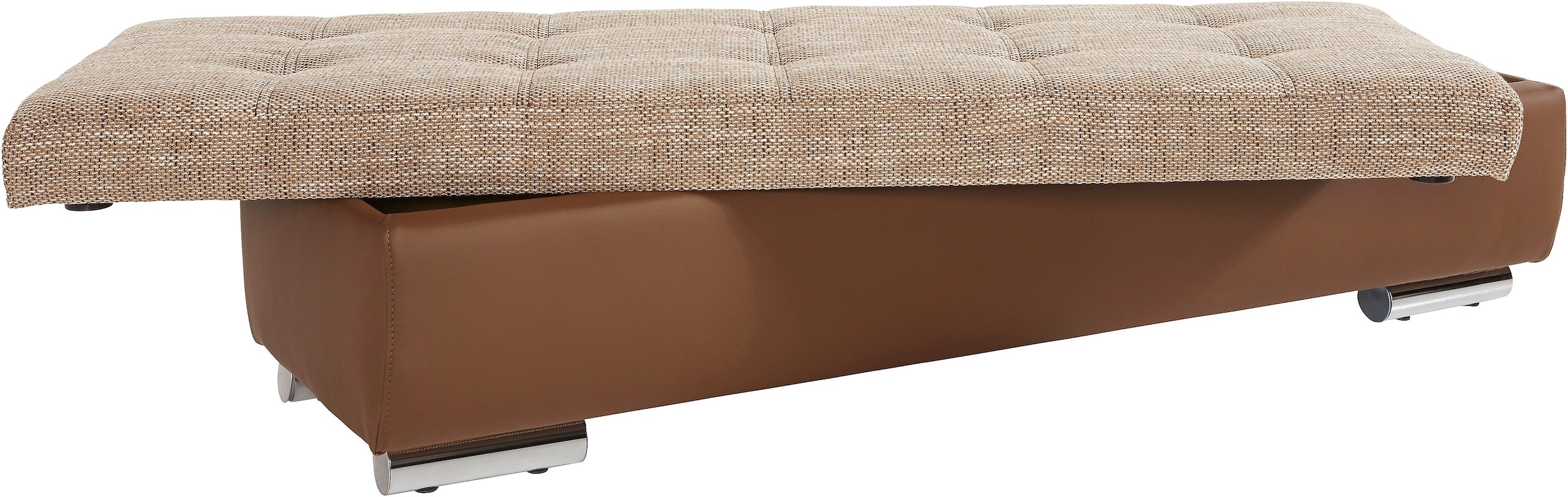 DOMO collection Tabouret »Treviso XXL: B/T/H:  161/60/41 cm« mit Stauraum, auch in Cord, passend zur Serie, moderne Steppung