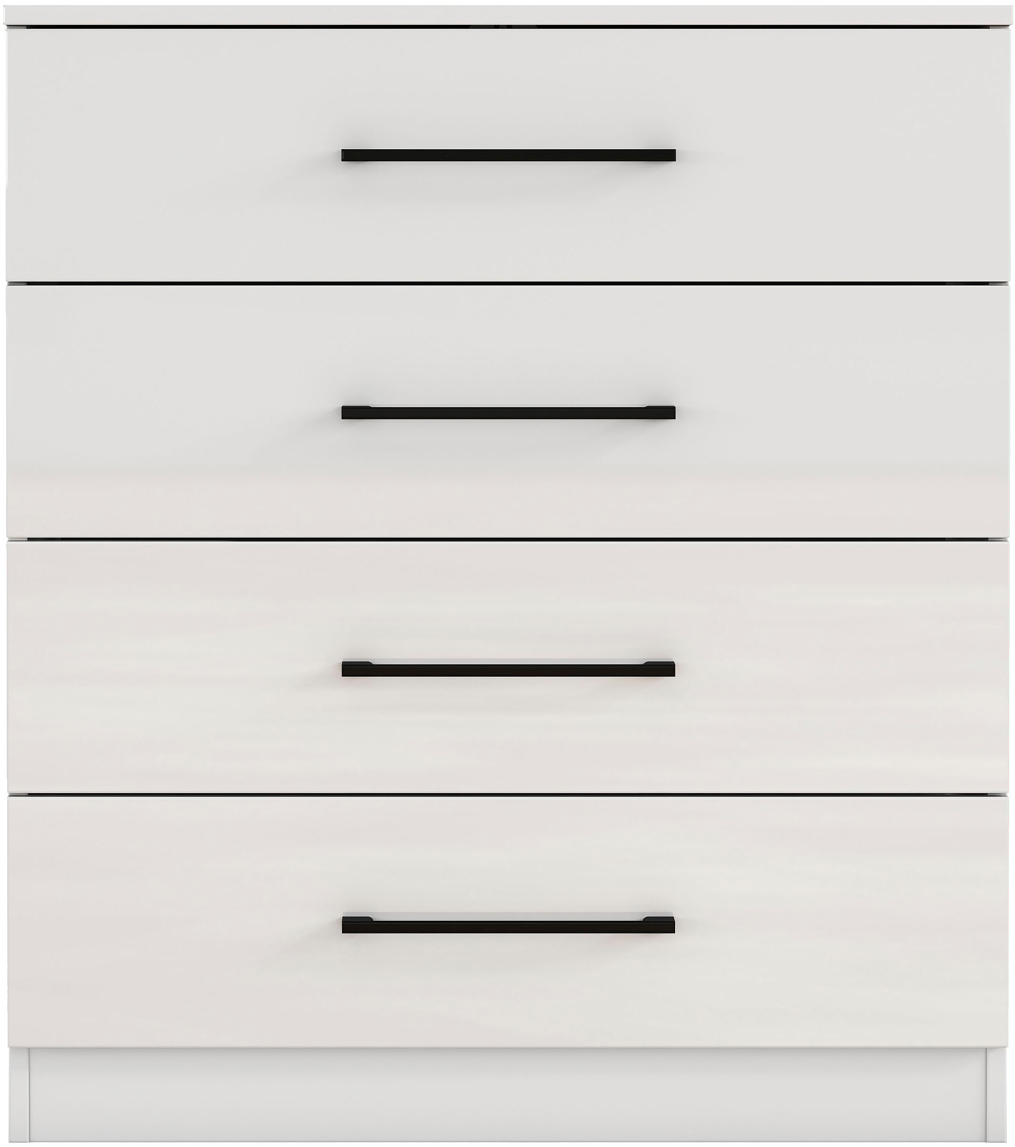 GOODproduct Schubkastenkommode »Sylt Schlafzimmerkommode Kommode Wäscheschrank Bestseller« Viel Stauraum im Schlafzimmer mit hochglänzenden Fronten, 1 Stk. tlg. Beistellschrank mit 4 Schubladen