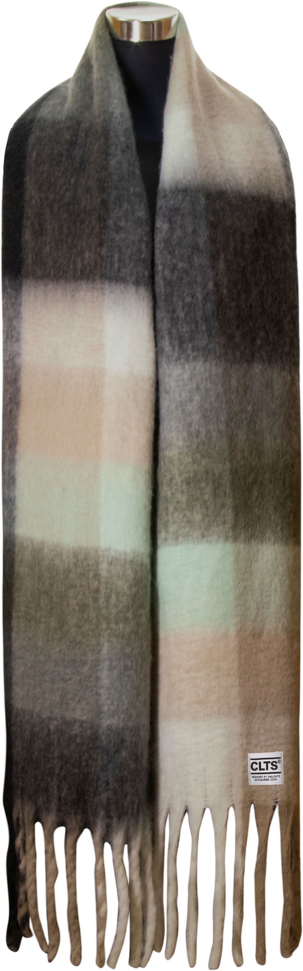 chillouts XXL-Schal »Gero Scarf« mit dicken Fransen