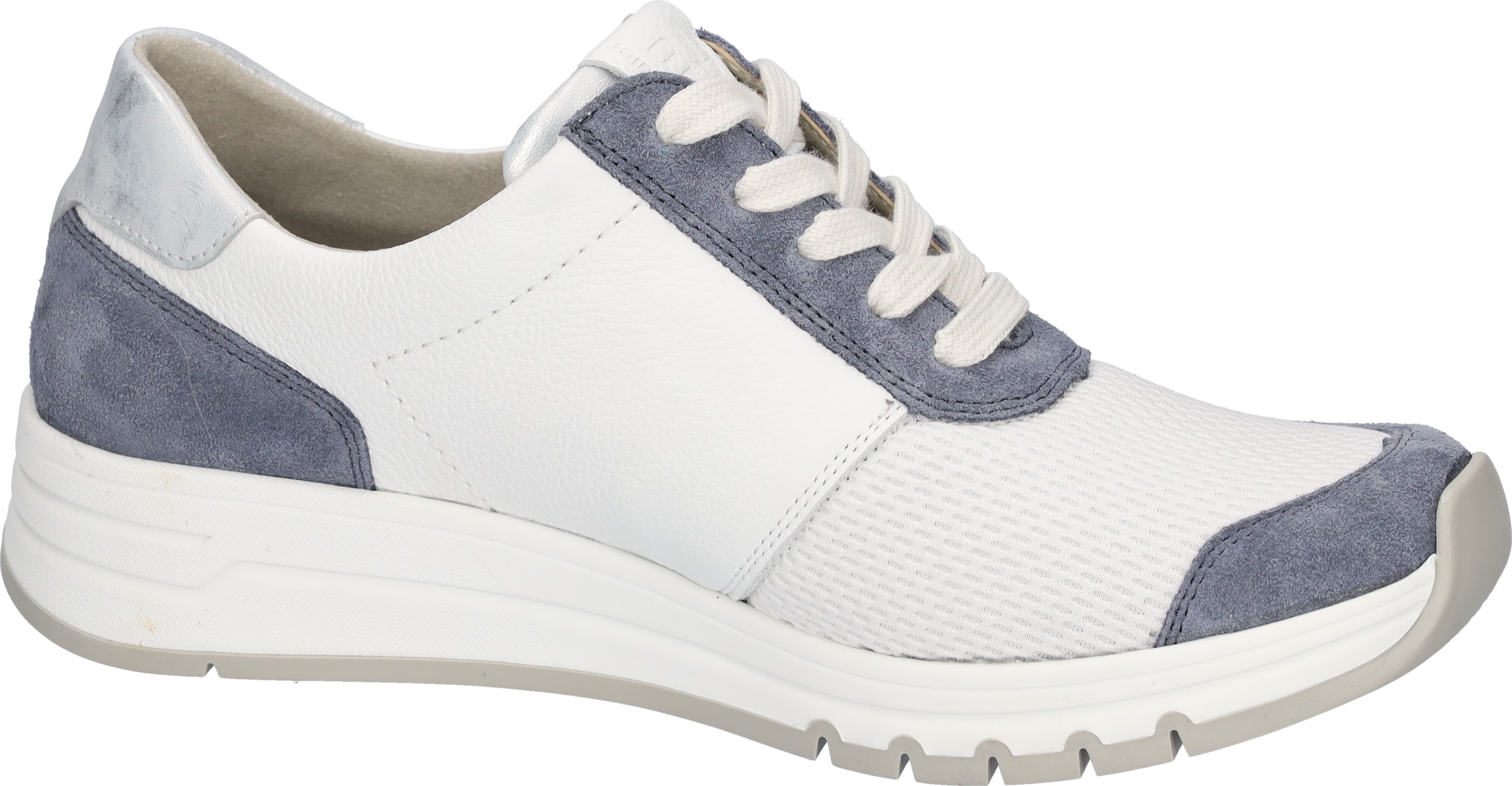 Waldläufer Keilsneaker  Schnürschuh, Halbschuh, Freizeitschuh mit zusätzlichem Reissverschluss