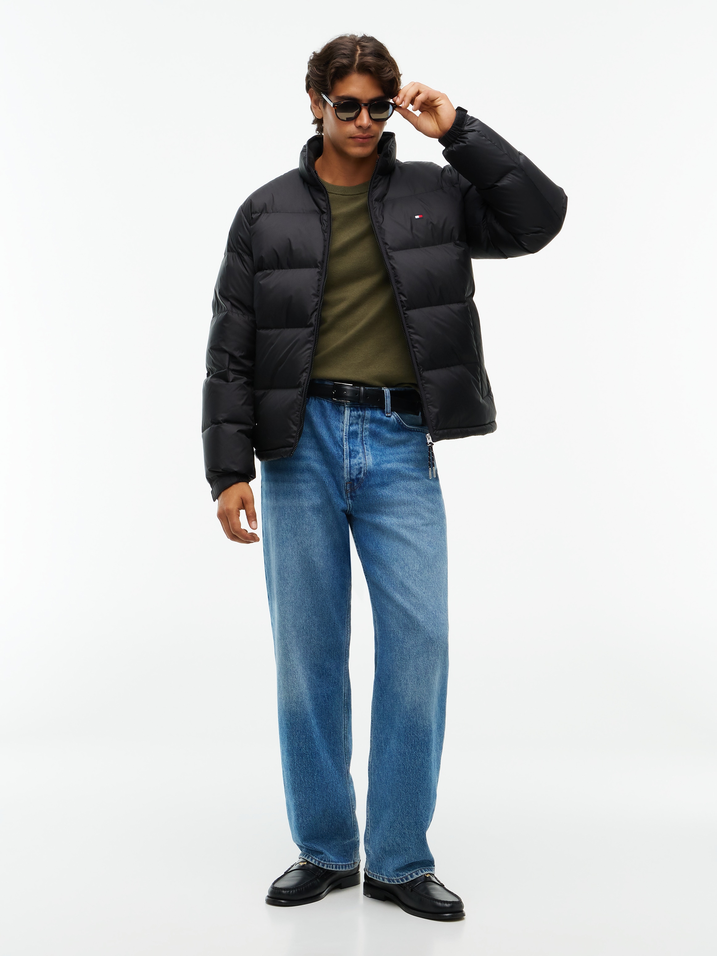 Tommy Hilfiger Doudoune »RIPSTOP STAND DOWN PUFFER JACKET« mit Daunenfüllung