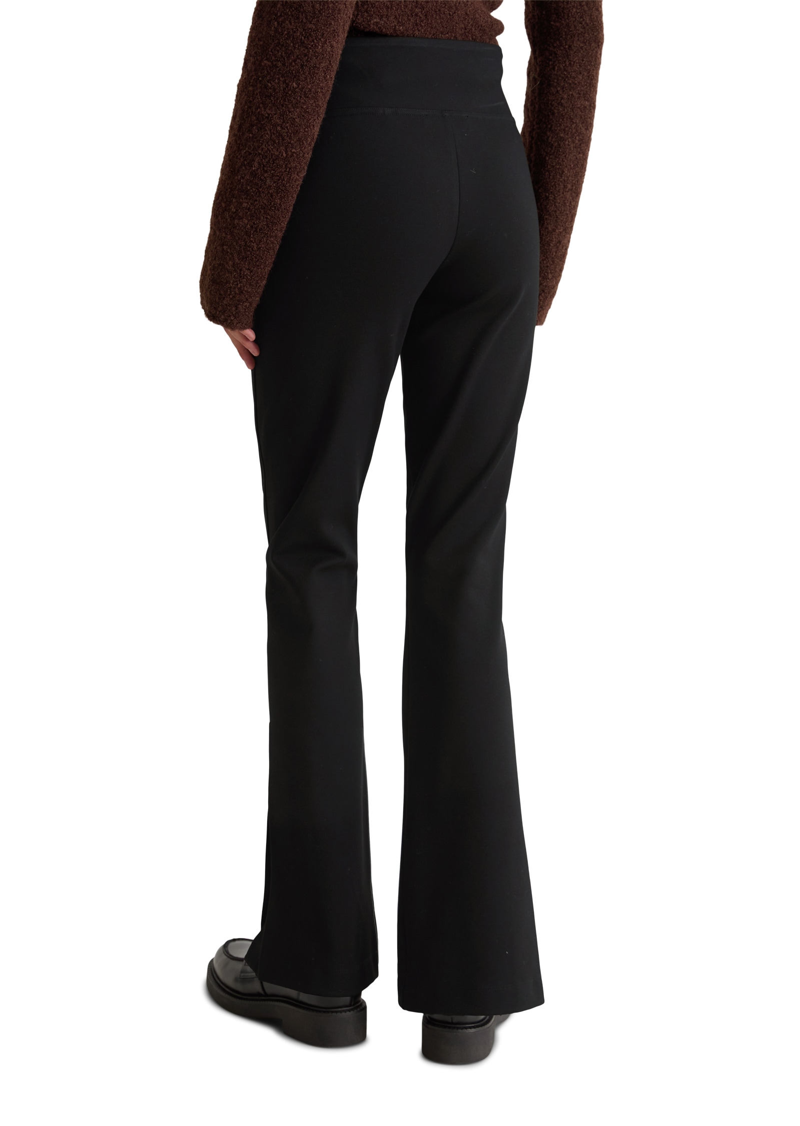 Marc O'Polo Pantalon en jersey  relaxed fit mit breitem Bund